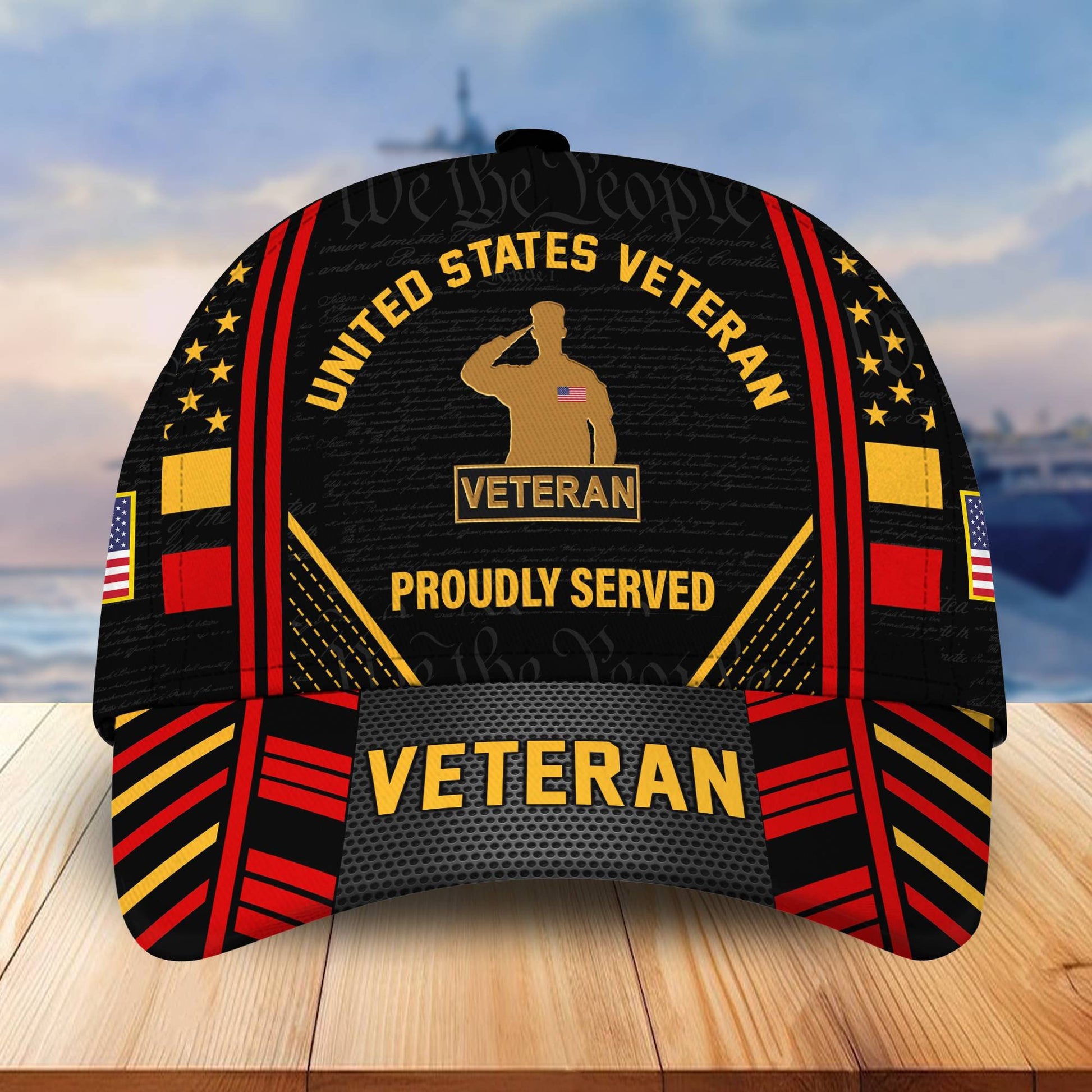Premium Proudly Served US Veterans Cap, Gifts For Veterans Day BPVC160801