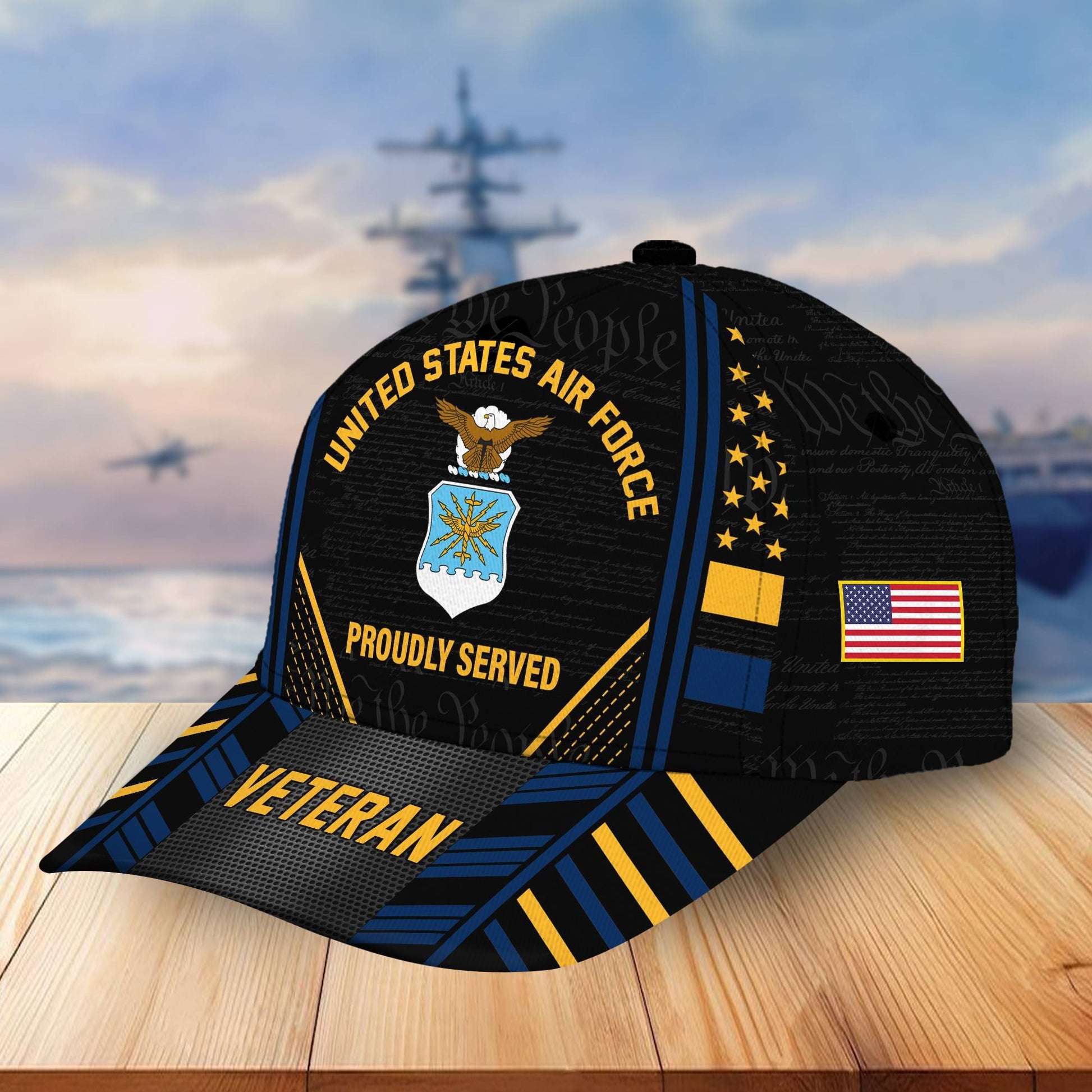 Premium Proudly Served US Veterans Cap, Gifts For Veterans Day BPVC160801