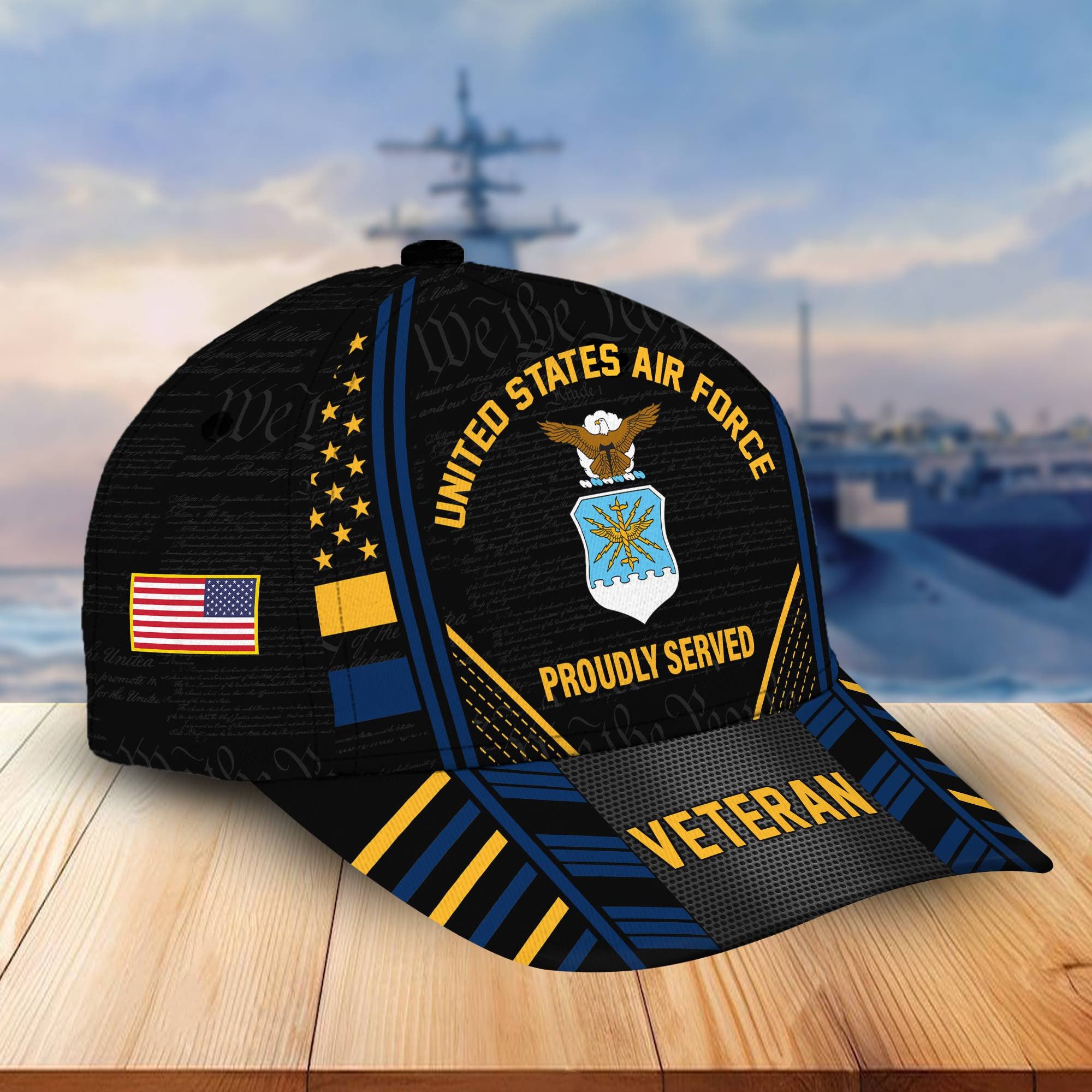 Premium Proudly Served US Veterans Cap, Gifts For Veterans Day BPVC160801