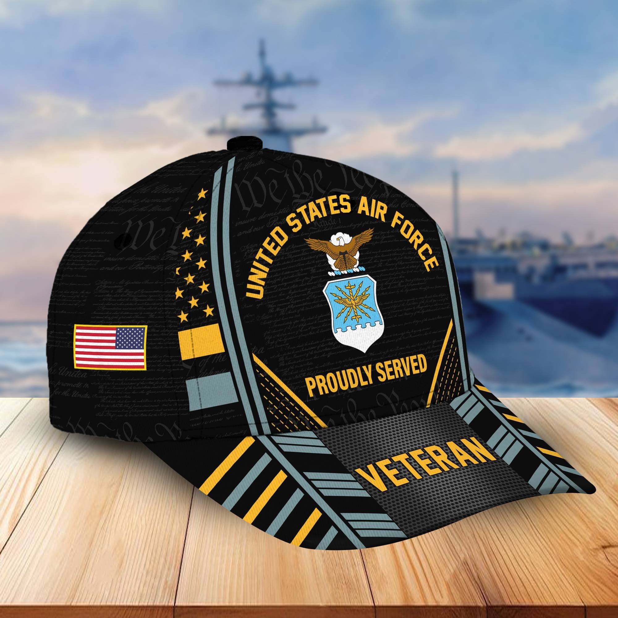 Premium Proudly Served US Veterans Cap, Gifts For Veterans Day BPVC160801