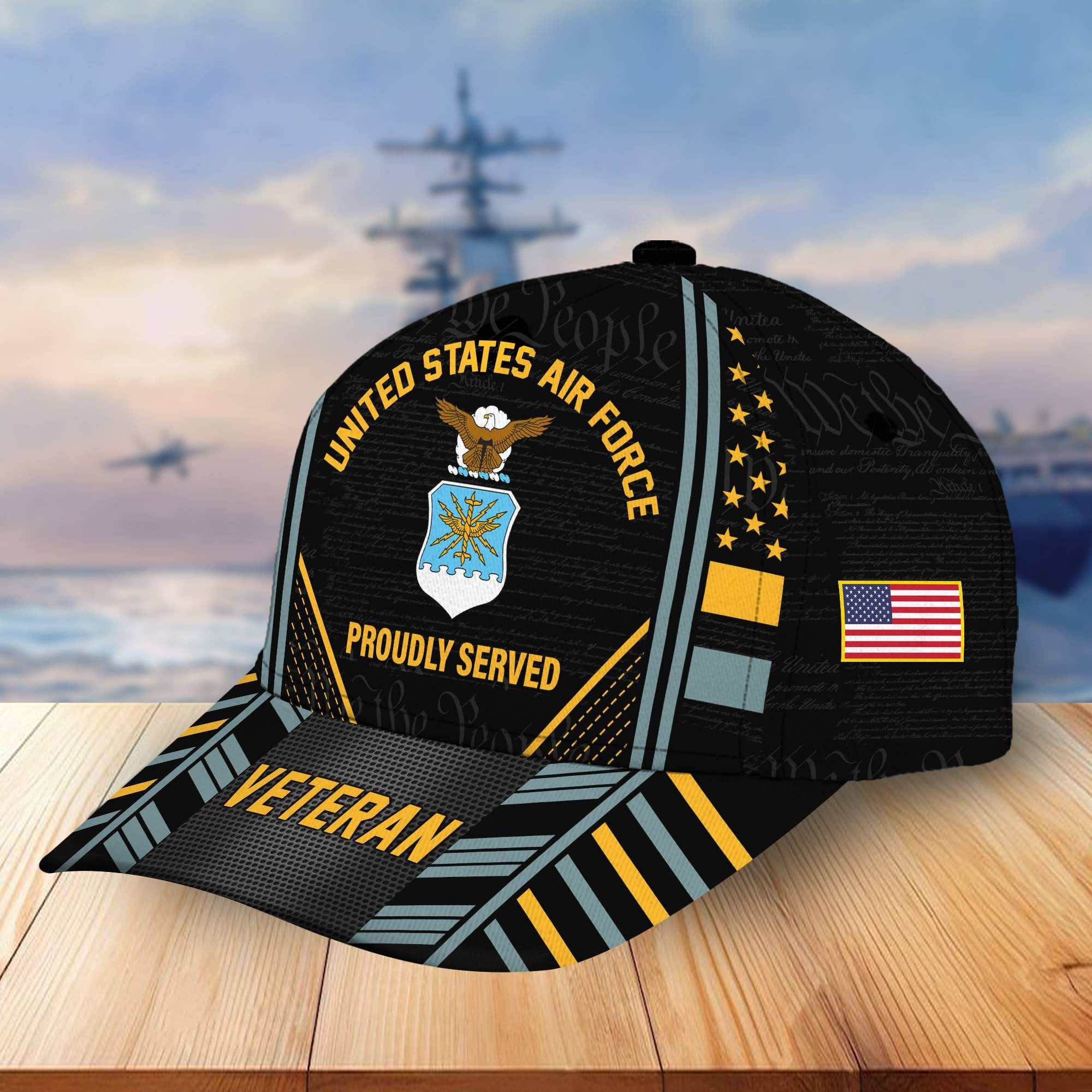 Premium Proudly Served US Veterans Cap, Gifts For Veterans Day BPVC160801