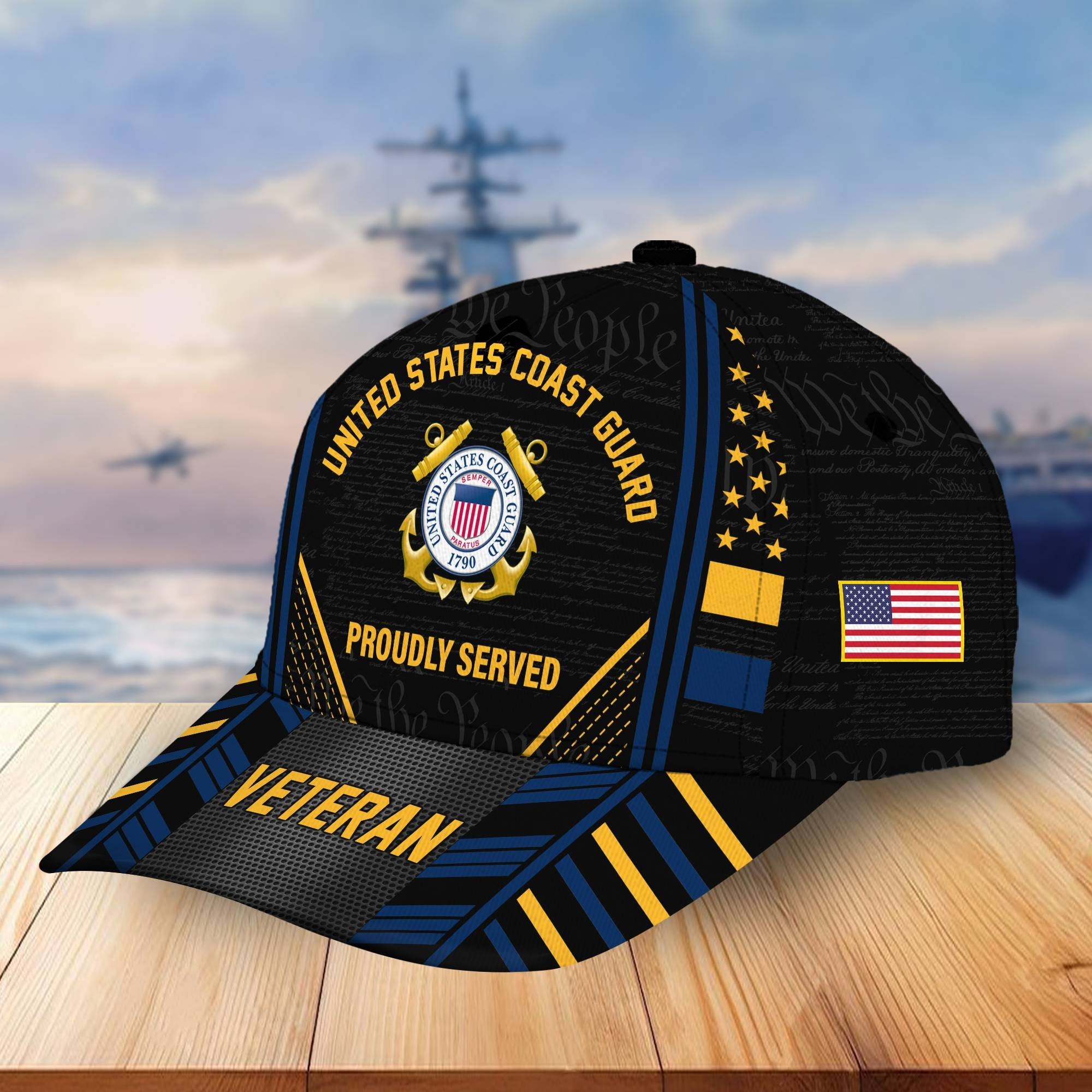 Premium Proudly Served US Veterans Cap, Gifts For Veterans Day BPVC160801