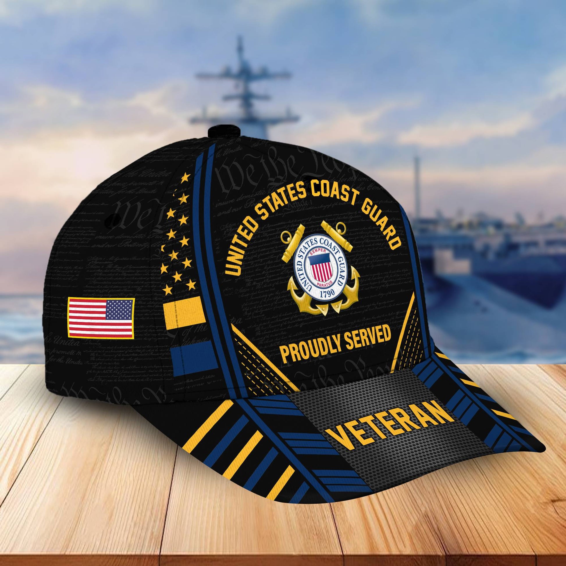 Premium Proudly Served US Veterans Cap, Gifts For Veterans Day BPVC160801