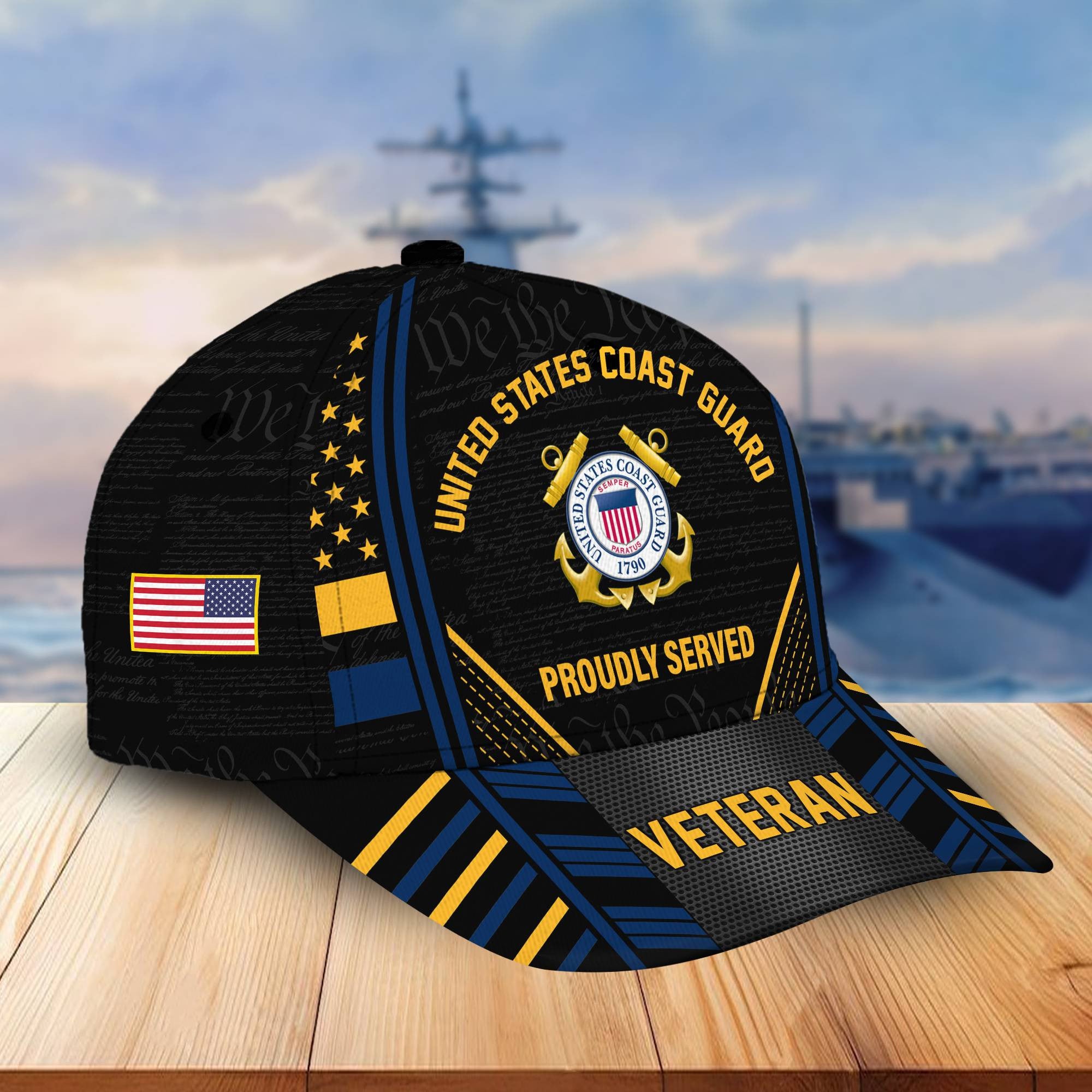 Premium Proudly Served US Veterans Cap, Gifts For Veterans Day BPVC160801