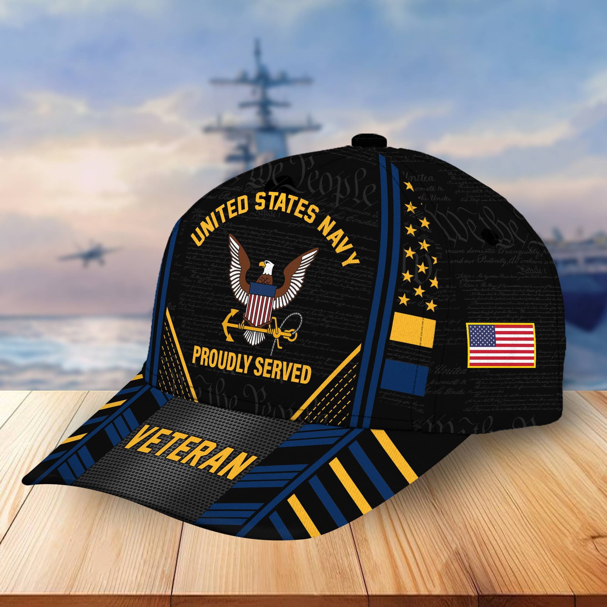 Premium Proudly Served US Veterans Cap, Gifts For Veterans Day BPVC160801