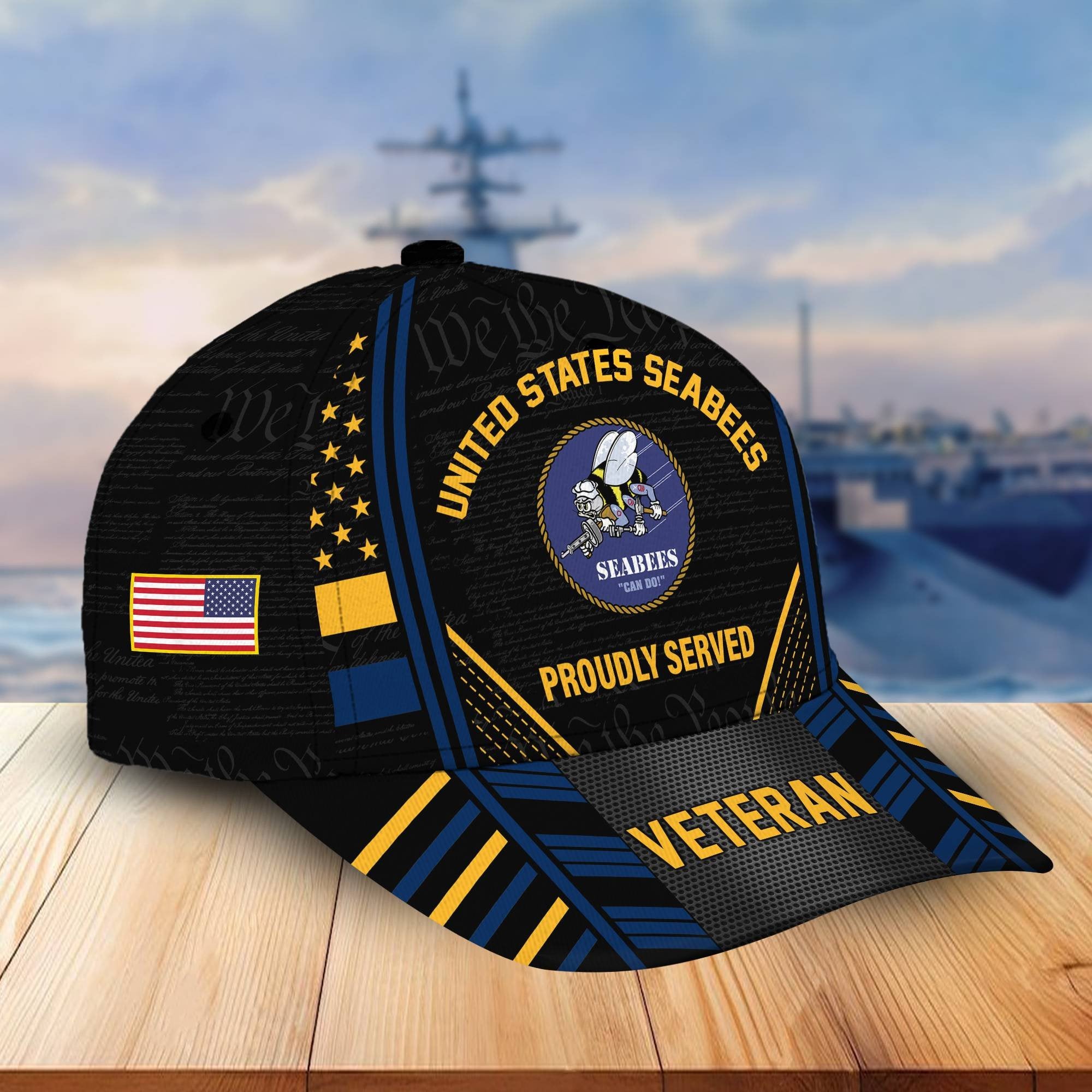 Premium Proudly Served US Veterans Cap, Gifts For Veterans Day BPVC160801
