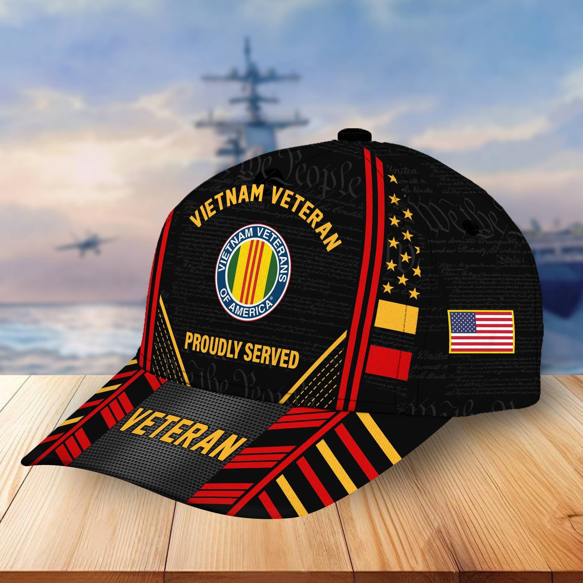 Premium Proudly Served US Veterans Cap, Gifts For Veterans Day BPVC160801