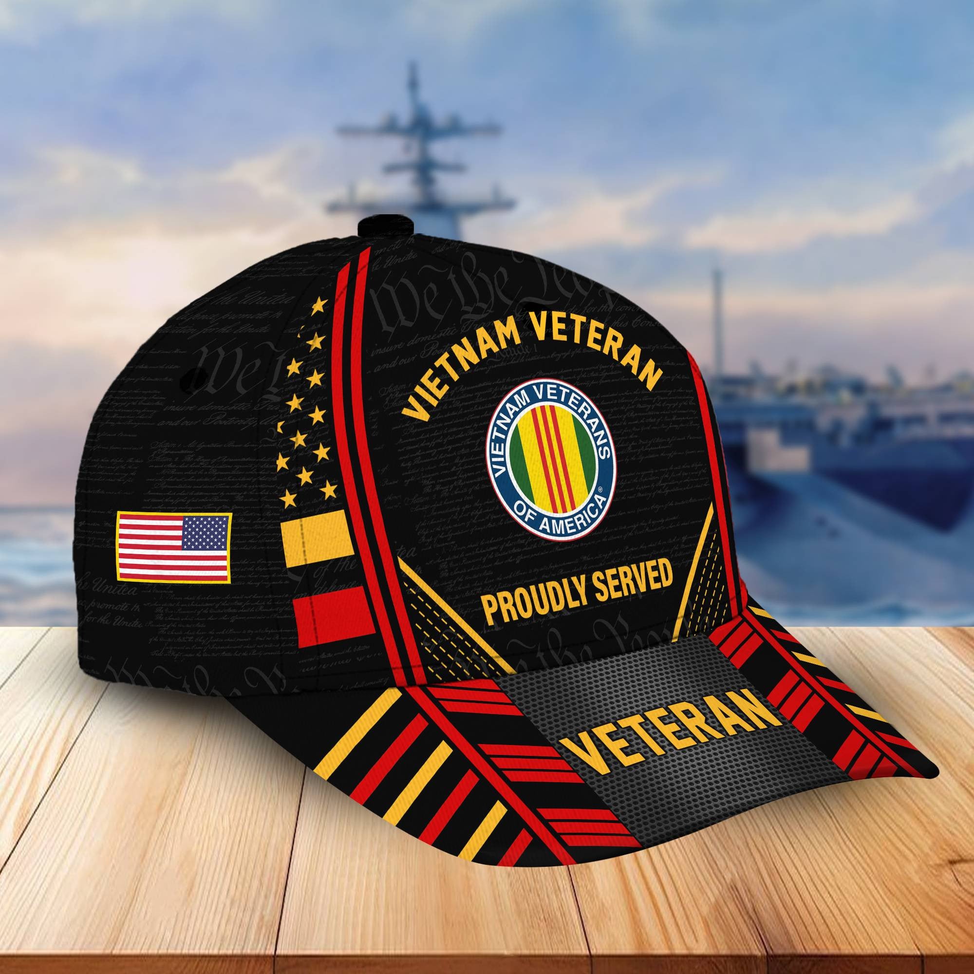 Premium Proudly Served US Veterans Cap, Gifts For Veterans Day BPVC160801