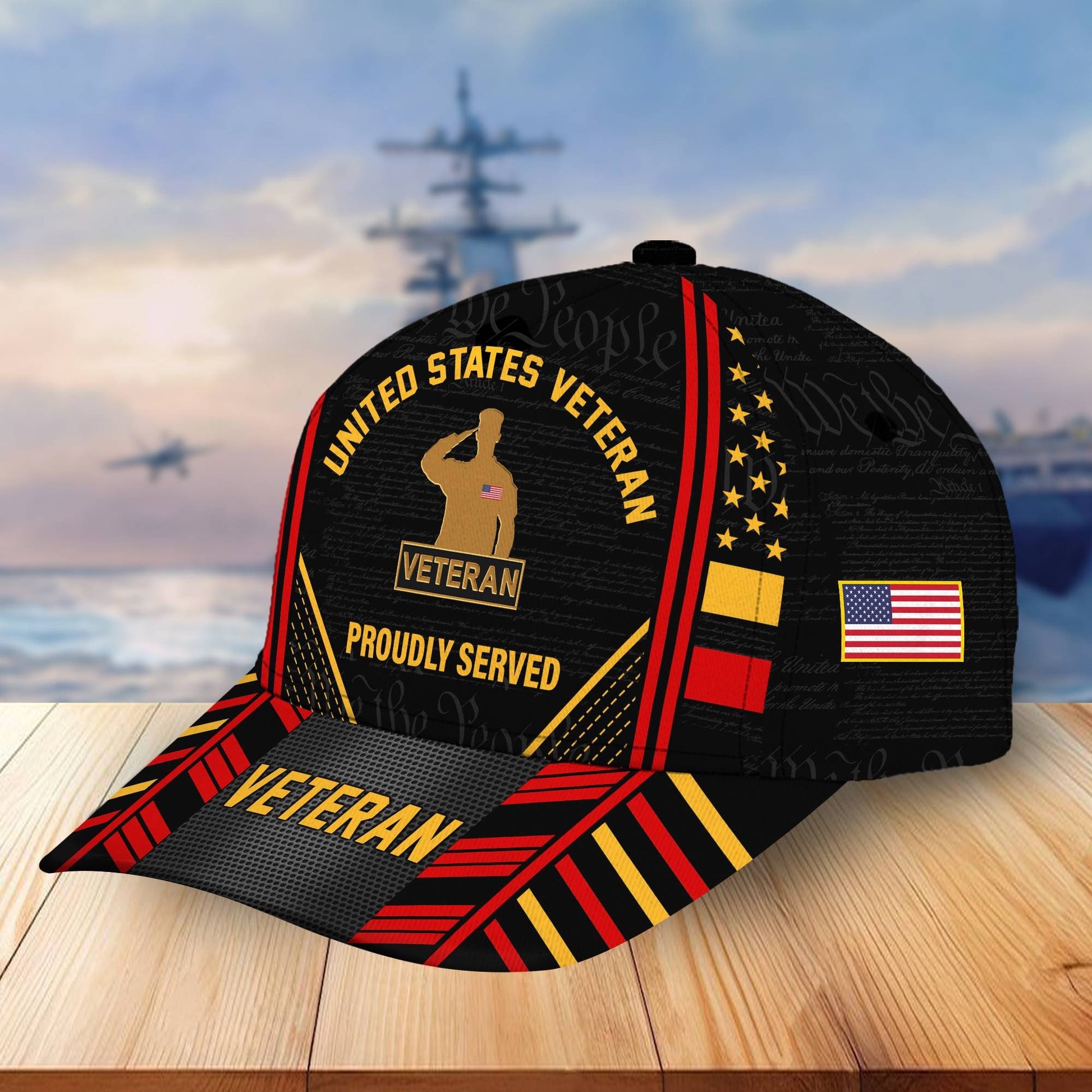 Premium Proudly Served US Veterans Cap, Gifts For Veterans Day BPVC160801