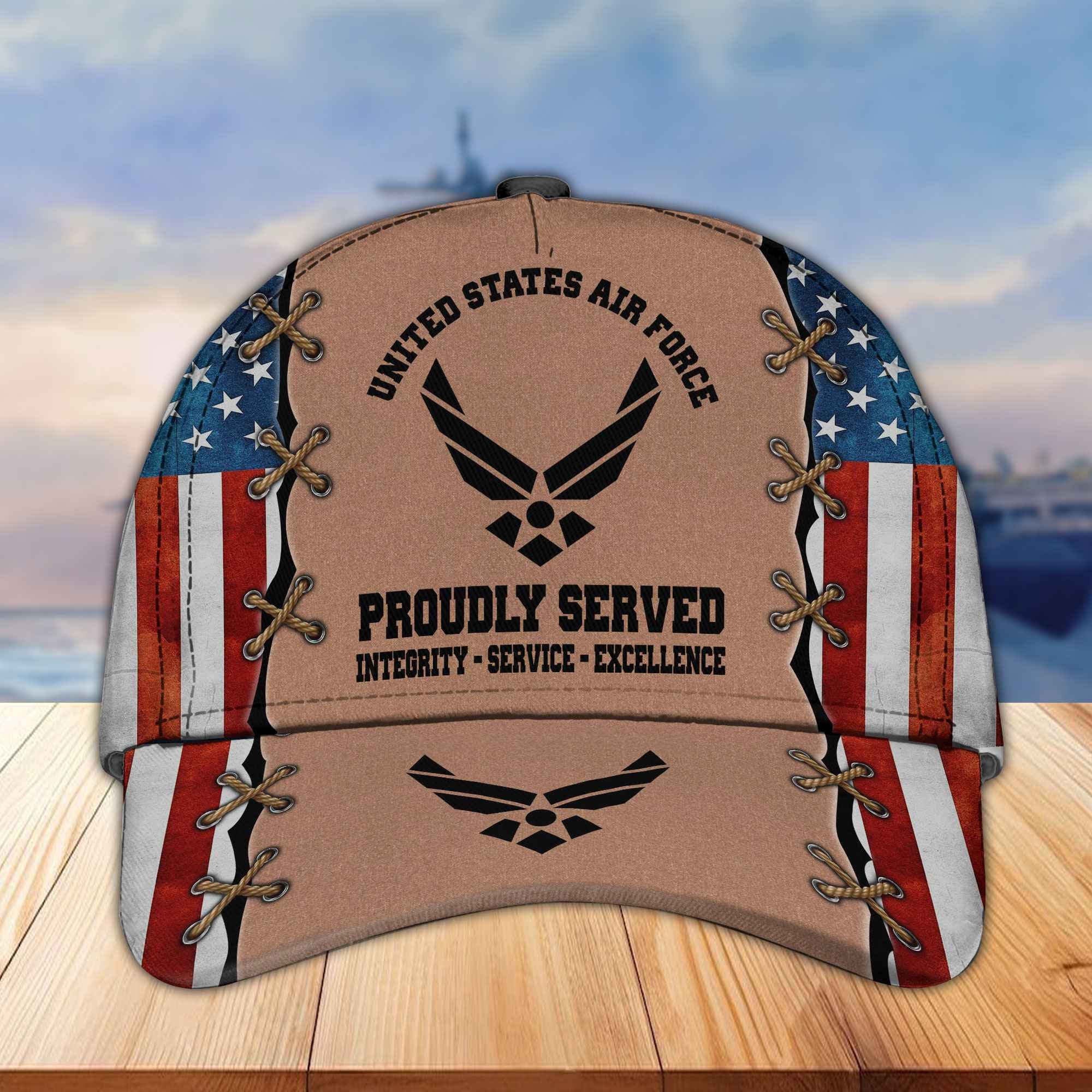Premium US Veterans Cap, Gifts For Veterans Day APHN140811