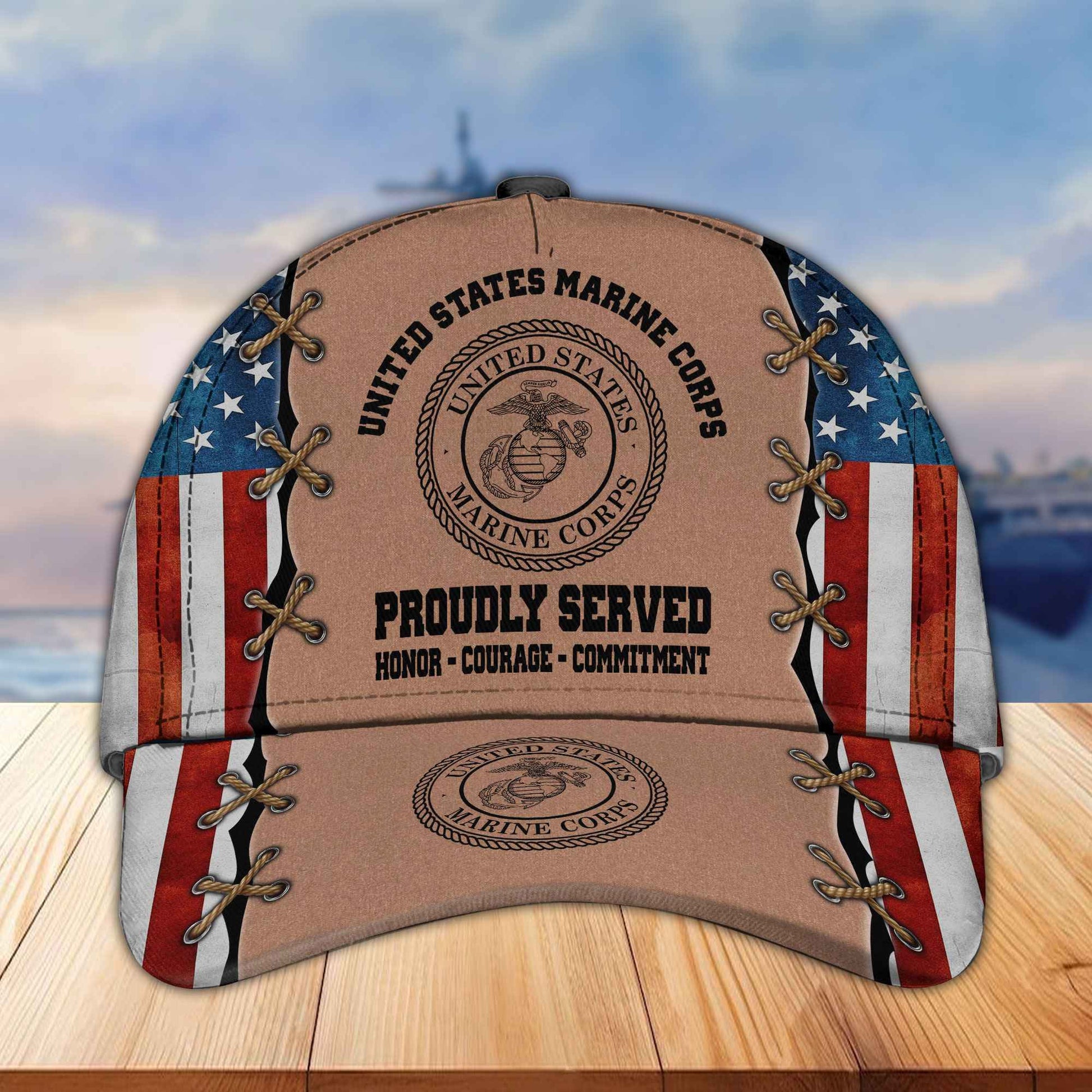 Premium US Veterans Cap, Gifts For Veterans Day APHN140811