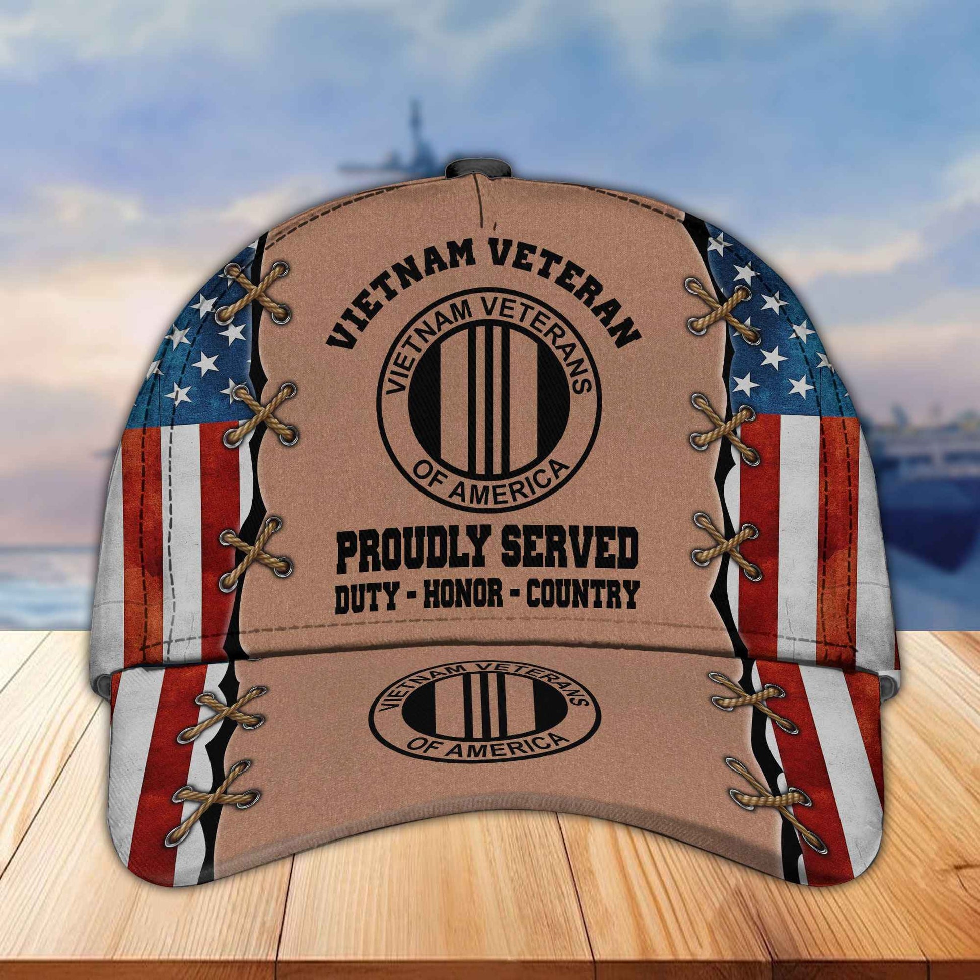 Premium US Veterans Cap, Gifts For Veterans Day APHN140811
