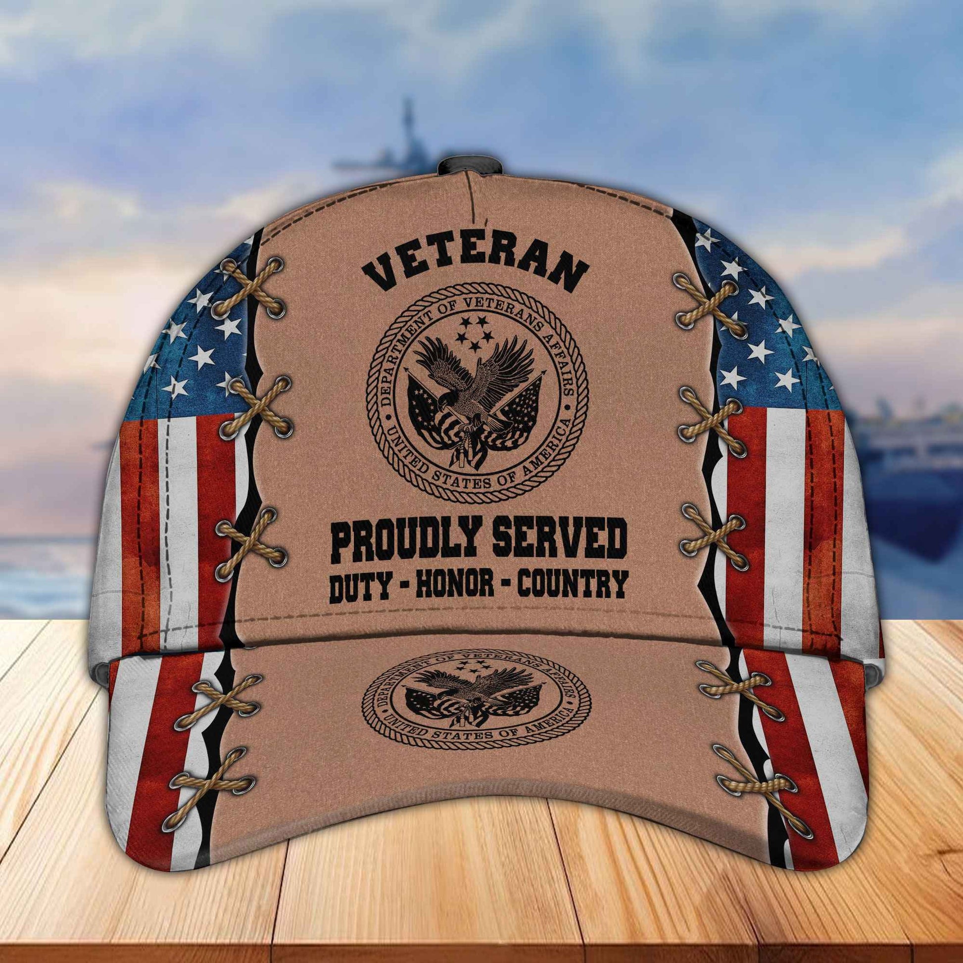 Premium US Veterans Cap, Gifts For Veterans Day APHN140811