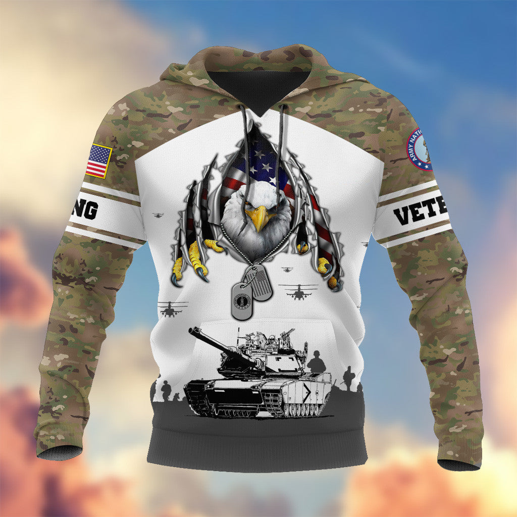 Premium Proudly Served US Veteran Hoodie, Gifts For Veterans Day, Gifts For Dad, Gifts For Husband APHN150812