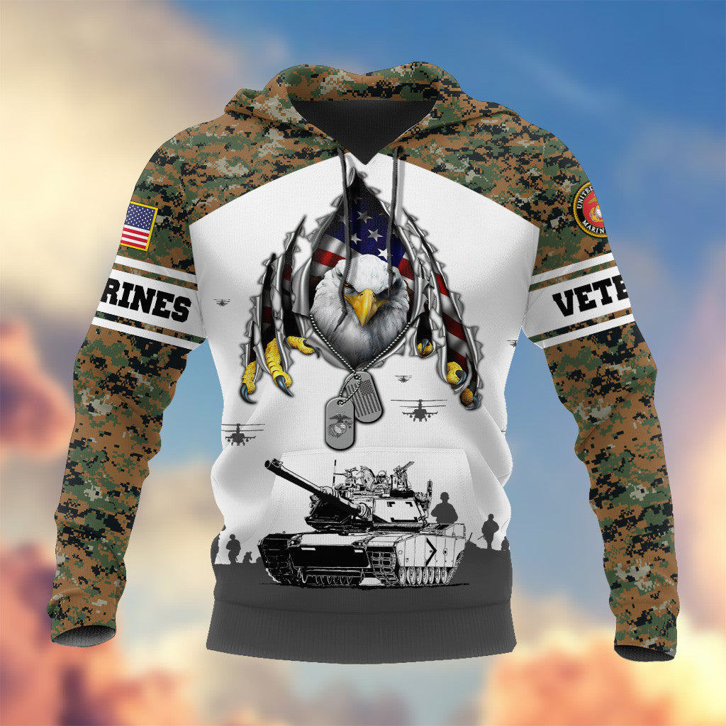 Premium Proudly Served US Veteran Hoodie, Gifts For Veterans Day, Gifts For Dad, Gifts For Husband APHN150812