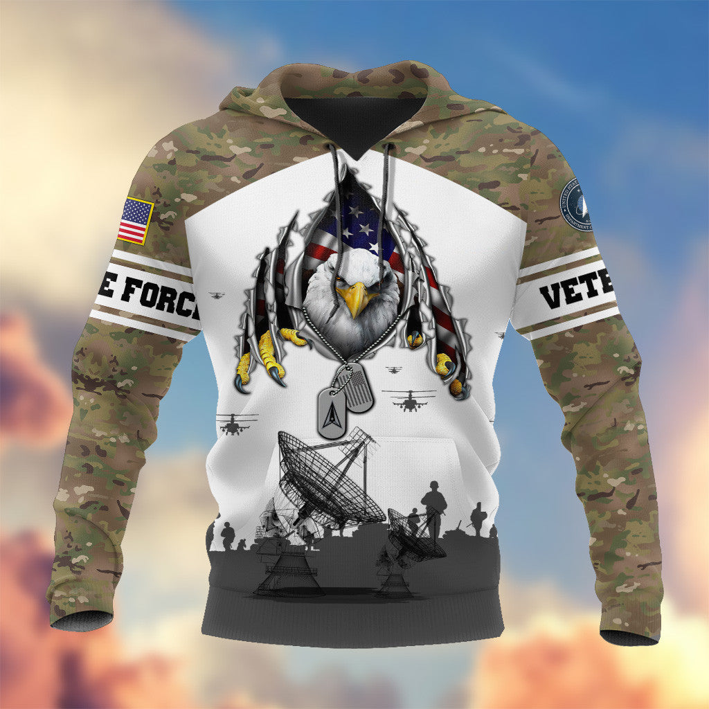 Premium Proudly Served US Veteran Hoodie, Gifts For Veterans Day, Gifts For Dad, Gifts For Husband APHN150812