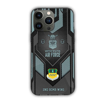 Premium Custom Name, Rank USAF Veteran Phone Case, Gifts For Air Force Veteran VPVC500204