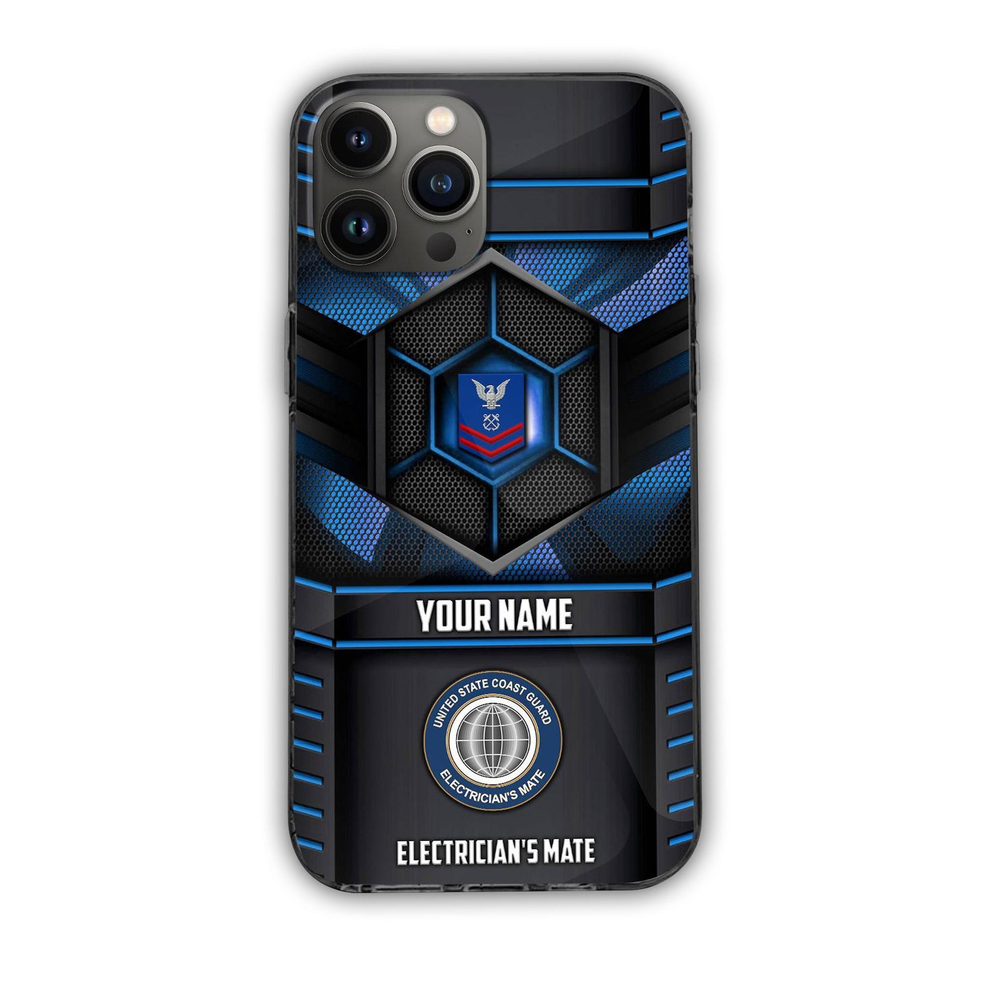 Premium Custom Name, Rank, Unit USCG Veteran Phone Case, Gifts For Dad, For Husband, Gifts For US Coast Guard Veteran VPVC501205