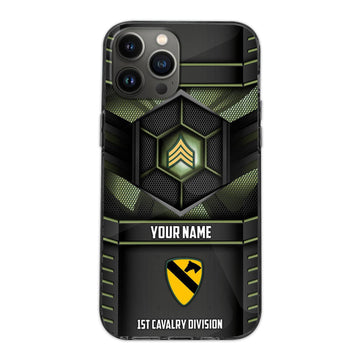 Premium Custom Name, Rank, Unit US Army Veteran Phone Case, Gifts For Dad, For Husband, Gifts For US Army Veteran VPVC501201