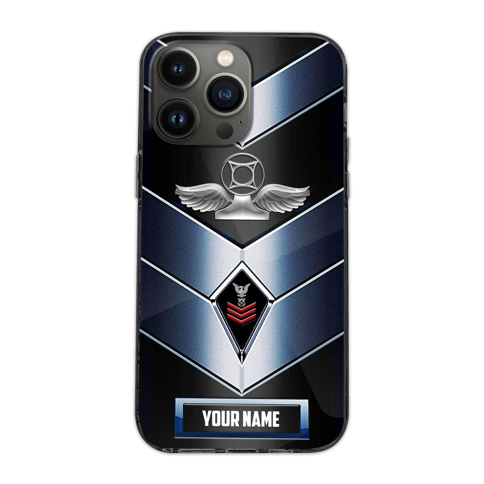 US Navy Phone Case, Gifts For US Navy Veteran, Gifts For Veterans Day, Father's Day VPVC500102