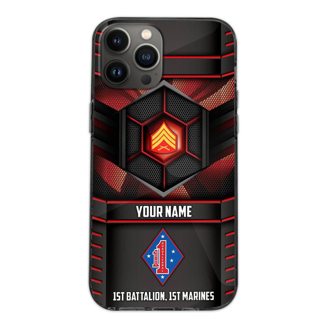 Premium Custom Name, Rank, Unit USMC Veteran Phone Case, Gifts For Dad, For Husband, Gifts For US Marine Veteran VPVC501203