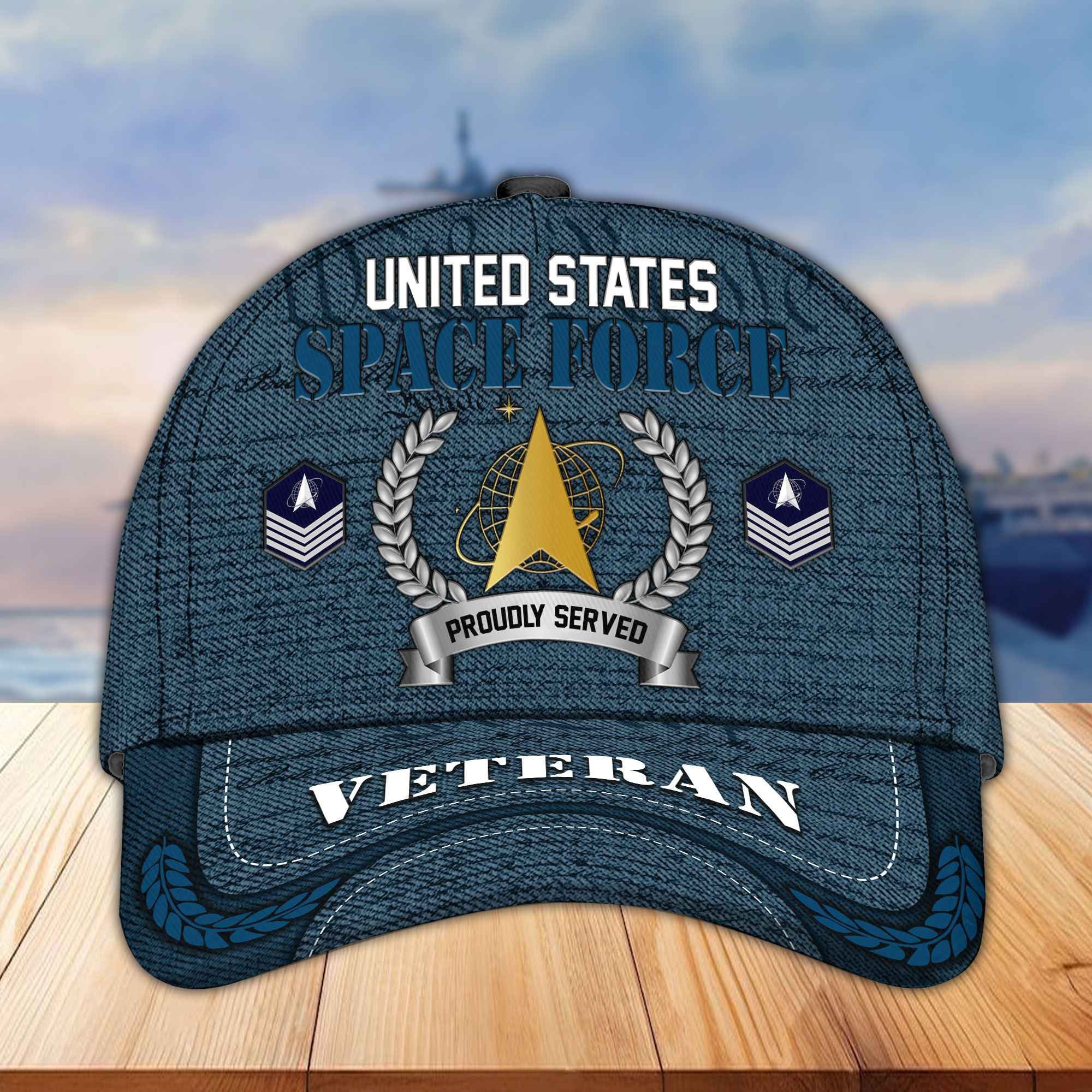 Premium Custom US Veterans Cap, Gifts For Dad, Gifts For Husband Veteran APHN190813