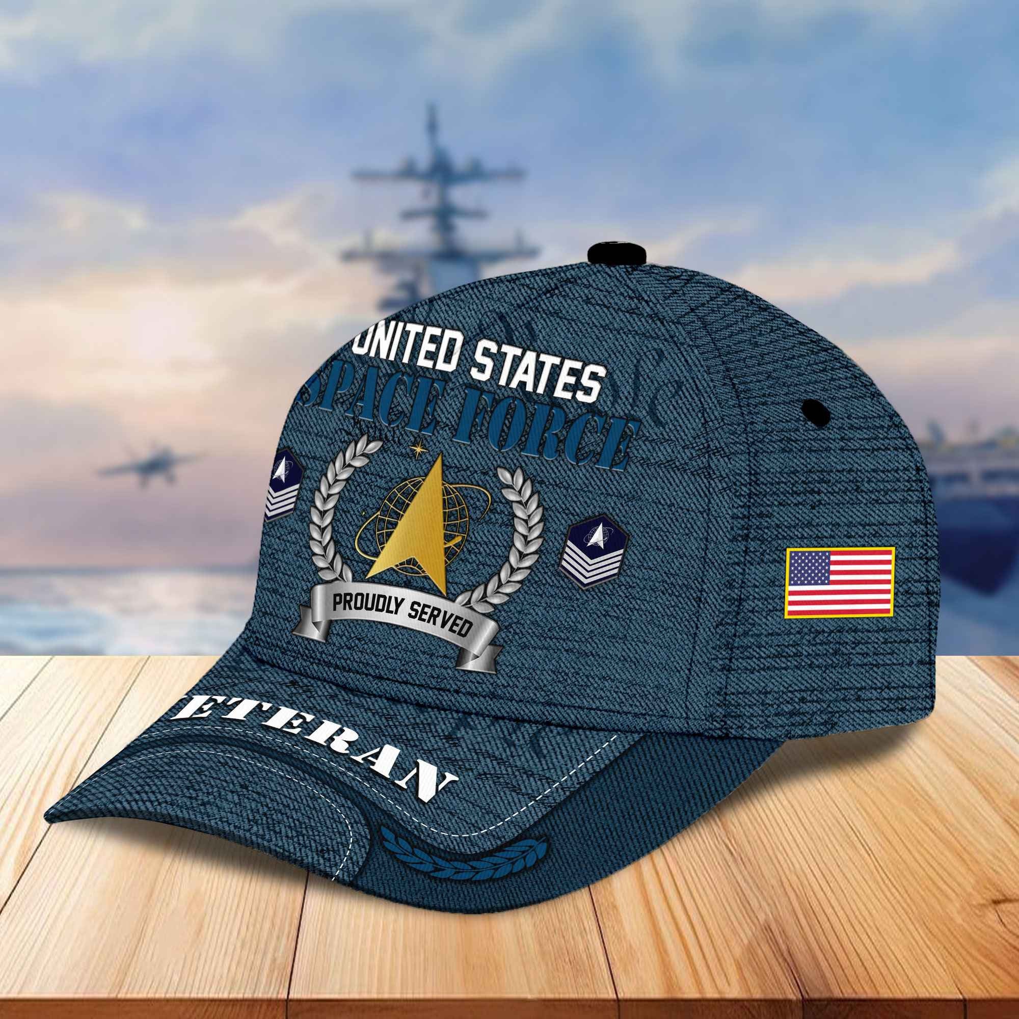 Premium Custom US Veterans Cap, Gifts For Dad, Gifts For Husband Veteran APHN190813