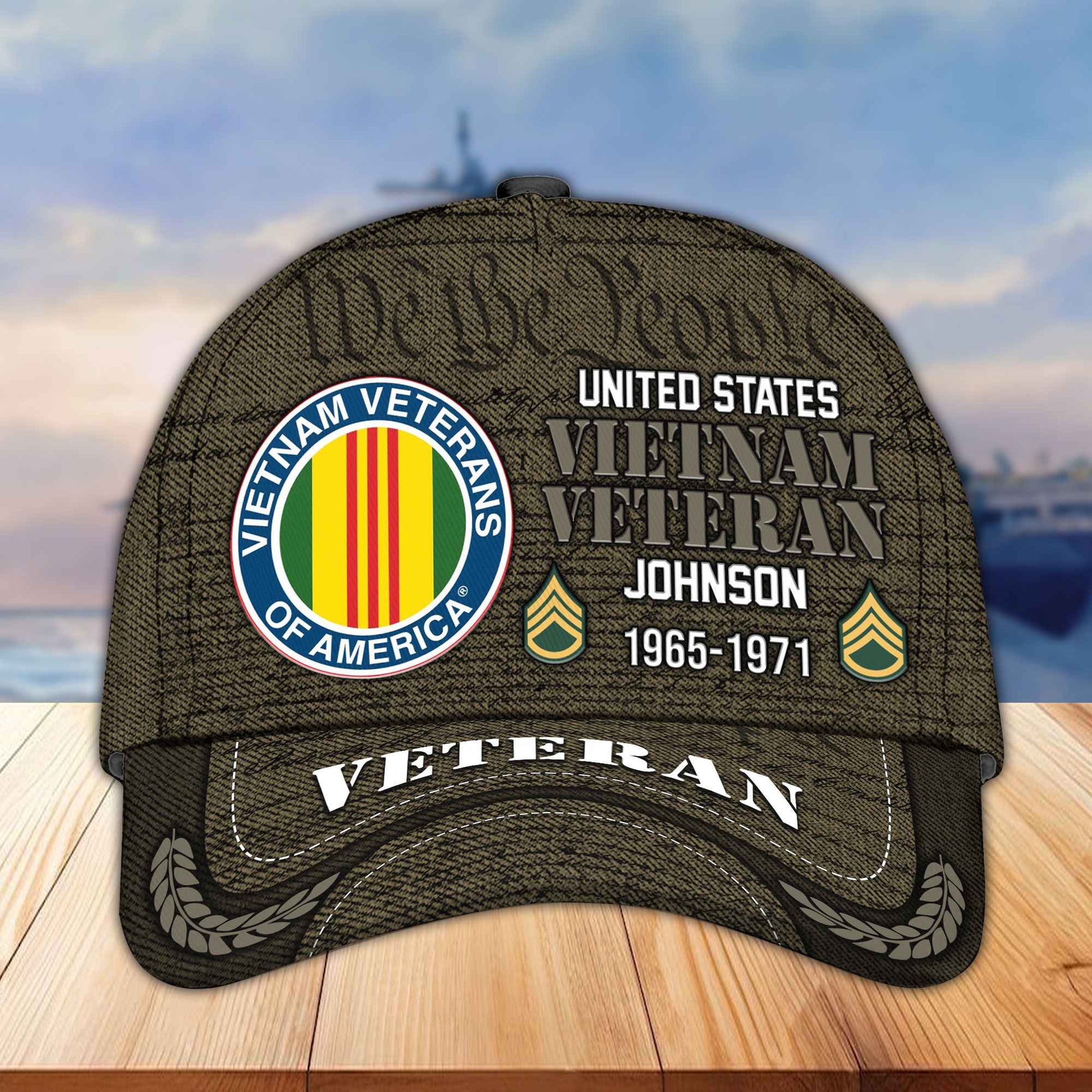 Premium Personalized Proudly Served US Veterans Cap, Gifts For Dad, Gifts For Husband Veteran APHN080811
