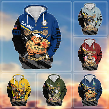 Premium All Gave Some Some Gave All US Veterans Zip Hoodie, Gifts For Veterans Day BPVC210801