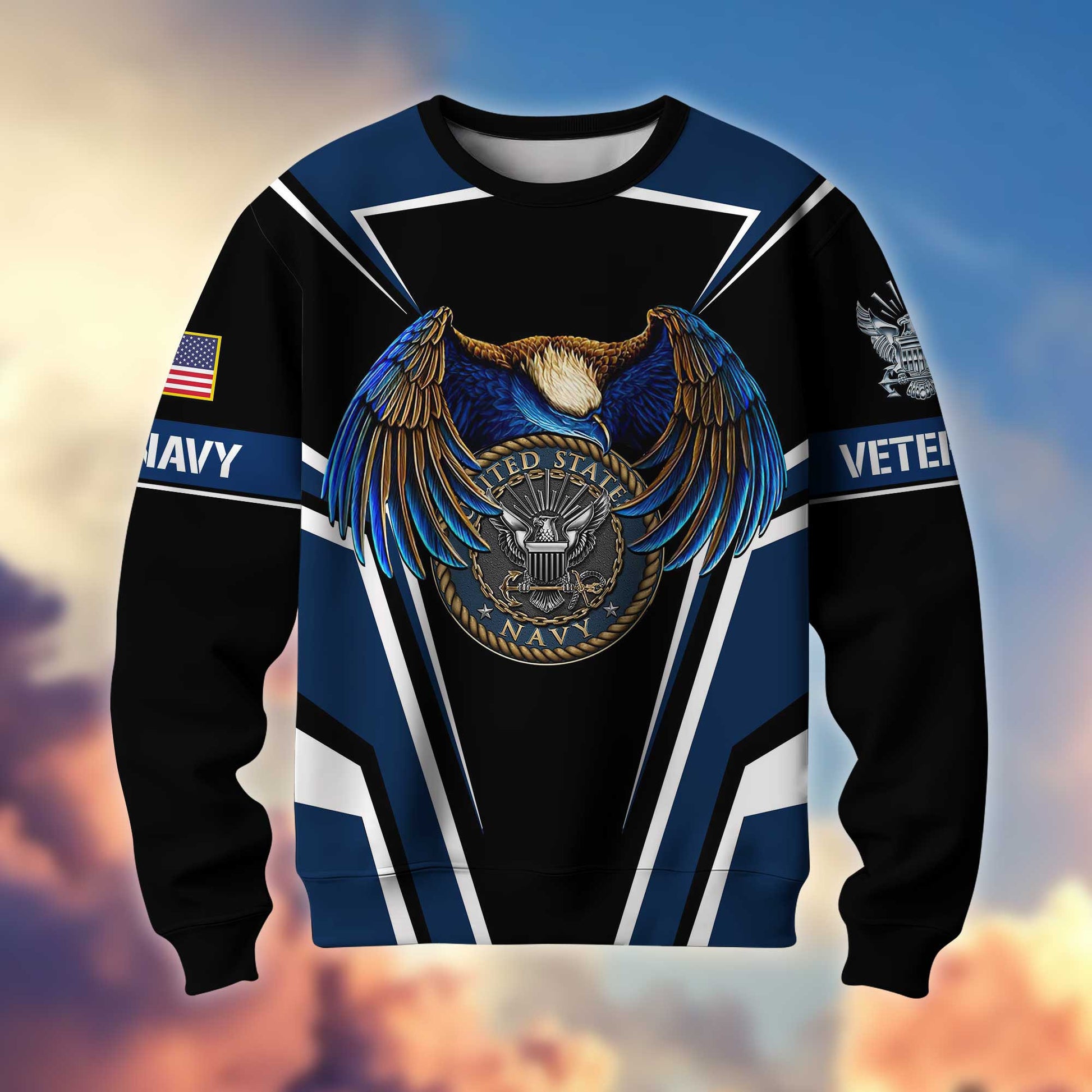 Premium US Veterans Sweatshirt, Gifts For Veterans Day, Gifts For Dad, Gifts For Husband APHN210816
