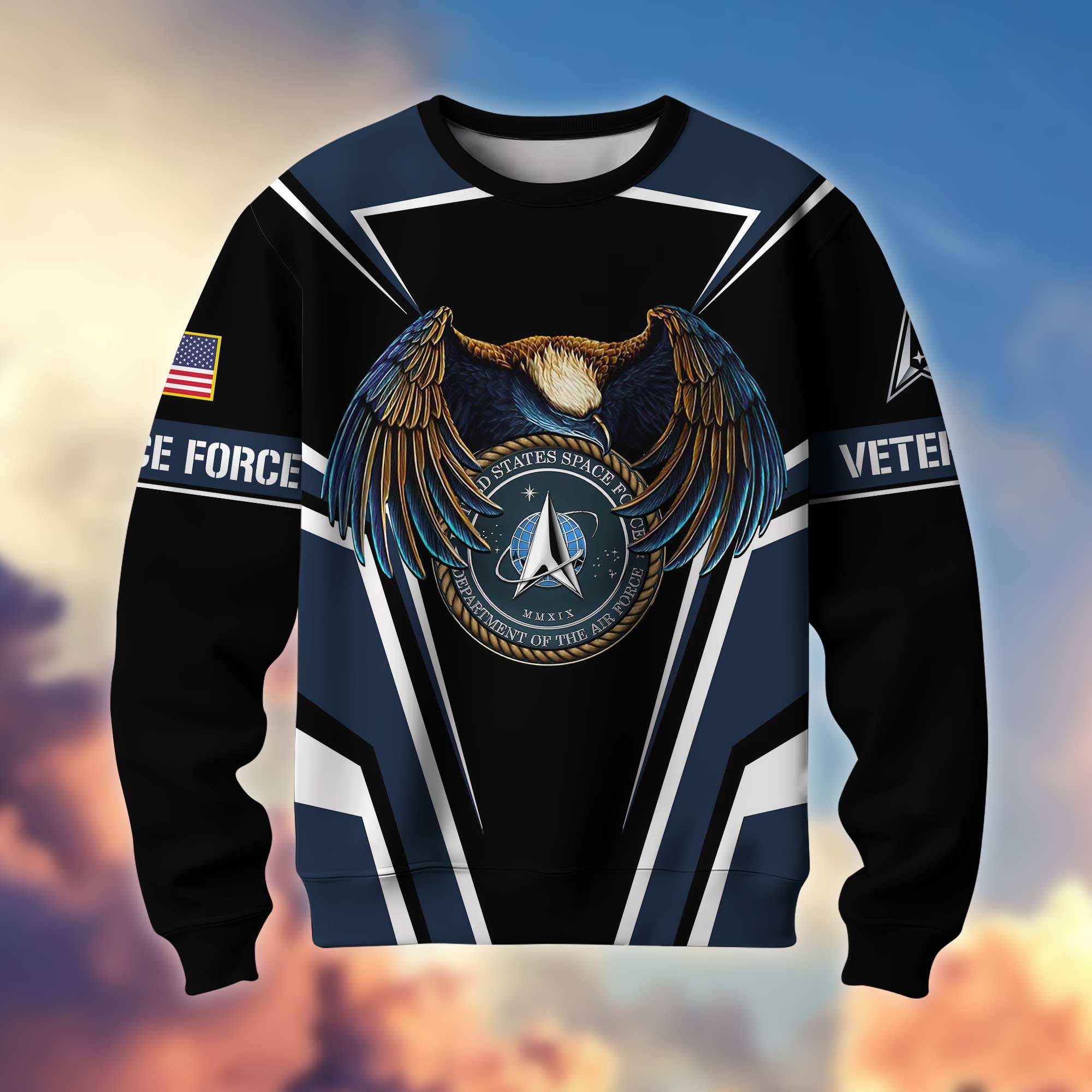 Premium US Veterans Sweatshirt, Gifts For Veterans Day, Gifts For Dad, Gifts For Husband APHN210816