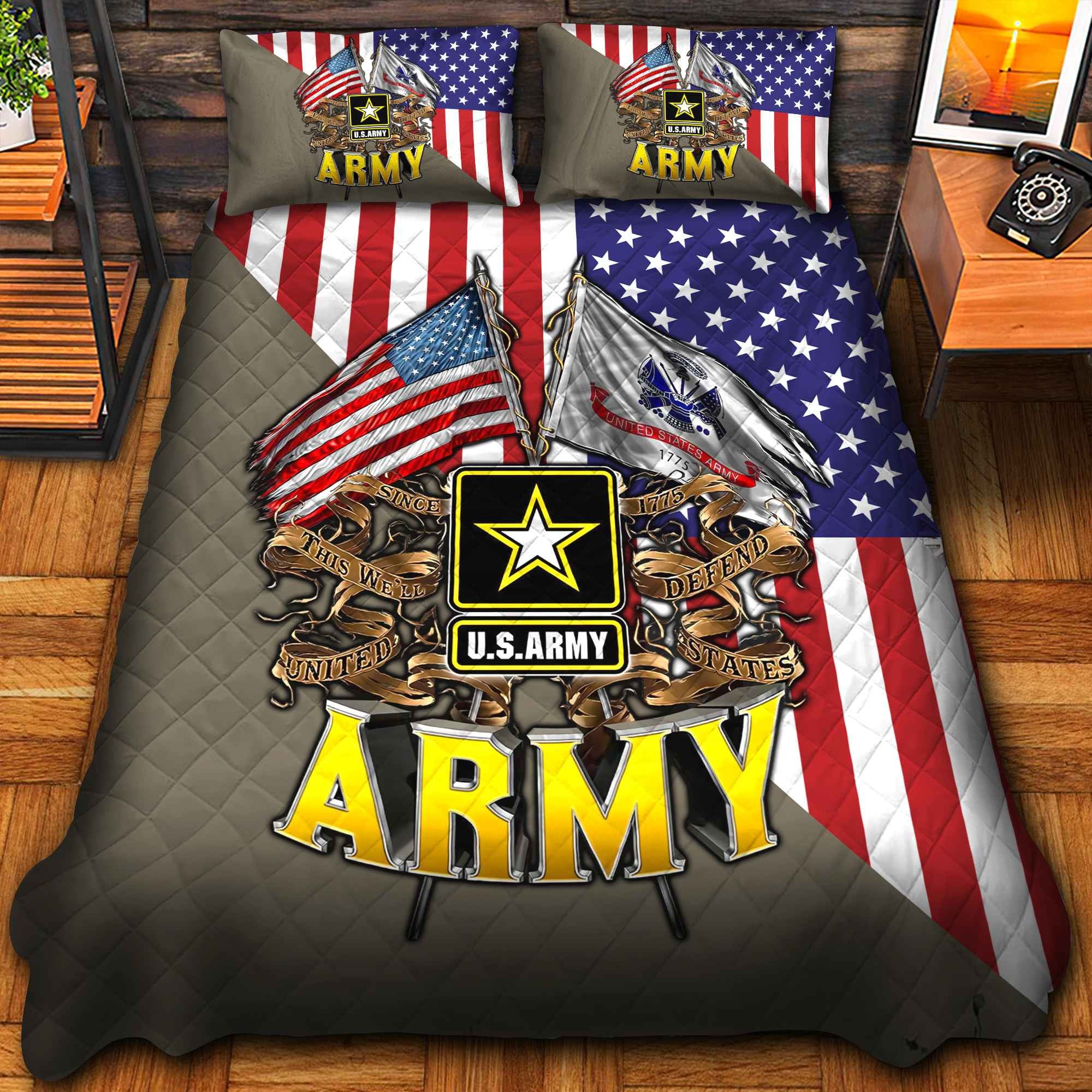 Premium Honoring All Who Served US Veterans Bedding Set, Gifts For Veterans Day BPVC270801