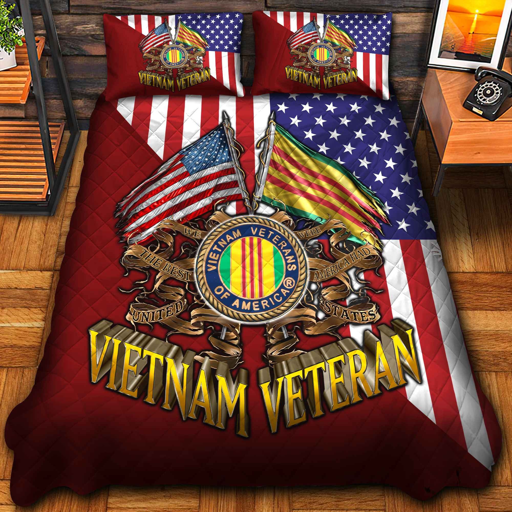 Premium Honoring All Who Served US Veterans Bedding Set, Gifts For Veterans Day BPVC270801