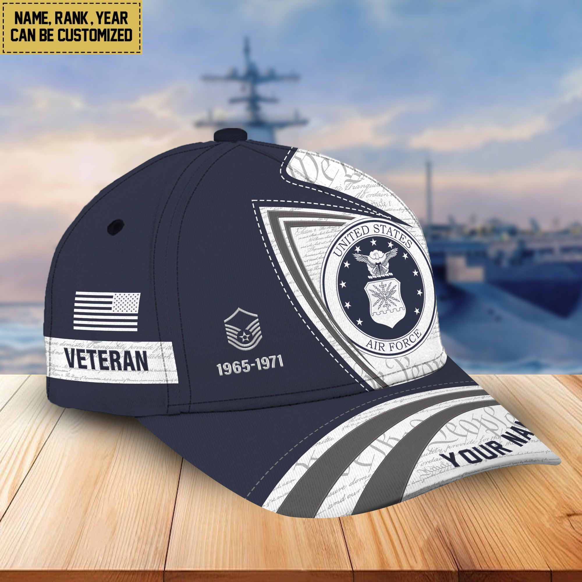 Premium US Veterans Cap BPVC310801, Gifts For US Veterans, Gifts For Veterans Day
