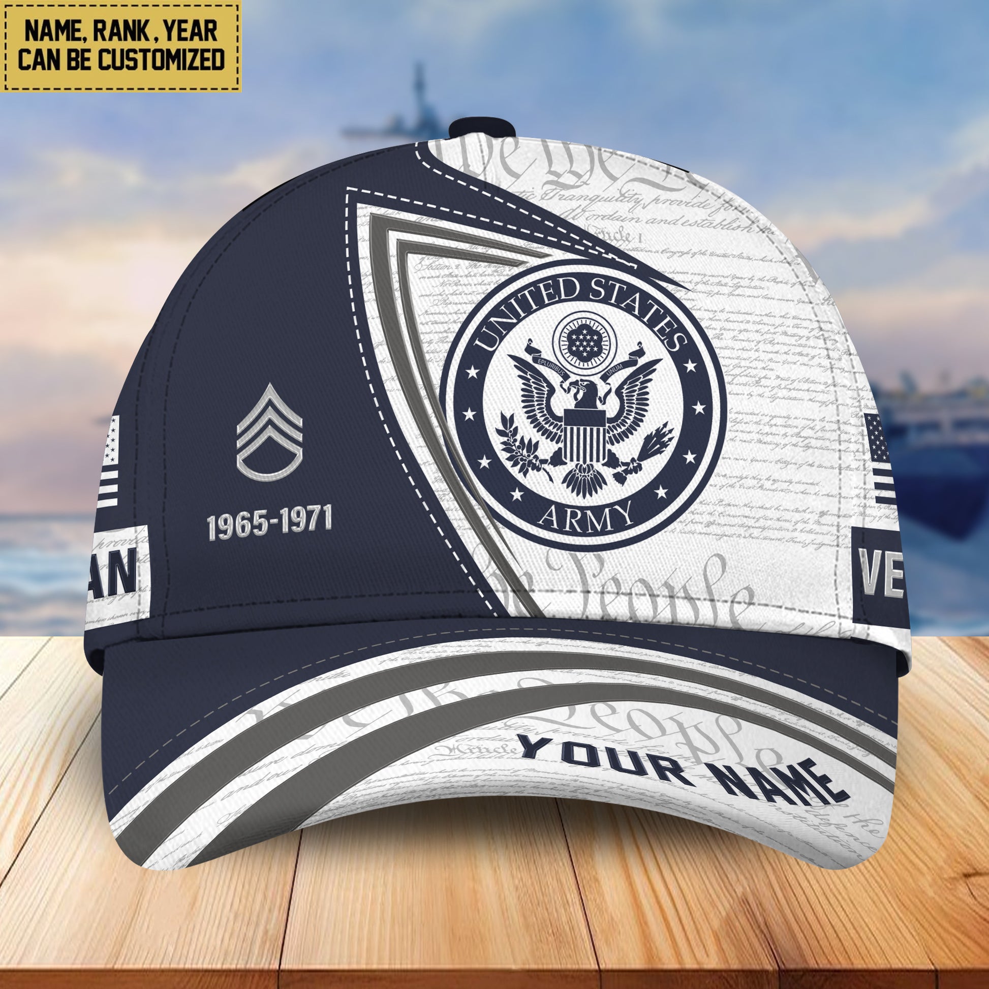 Premium US Veterans Cap BPVC310801, Gifts For US Veterans, Gifts For Veterans Day
