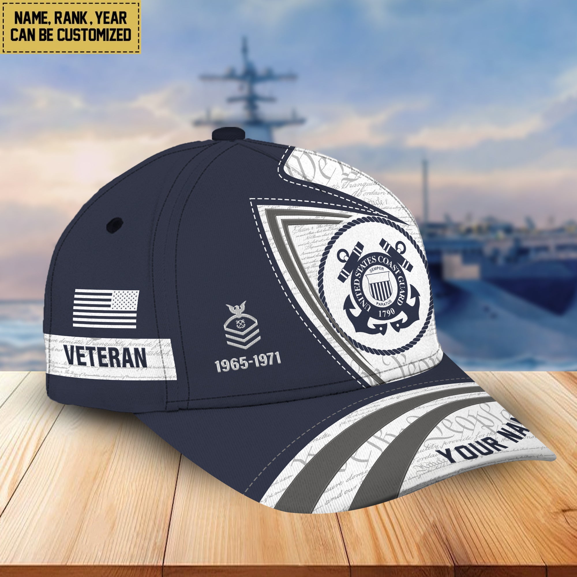 Premium US Veterans Cap BPVC310801, Gifts For US Veterans, Gifts For Veterans Day