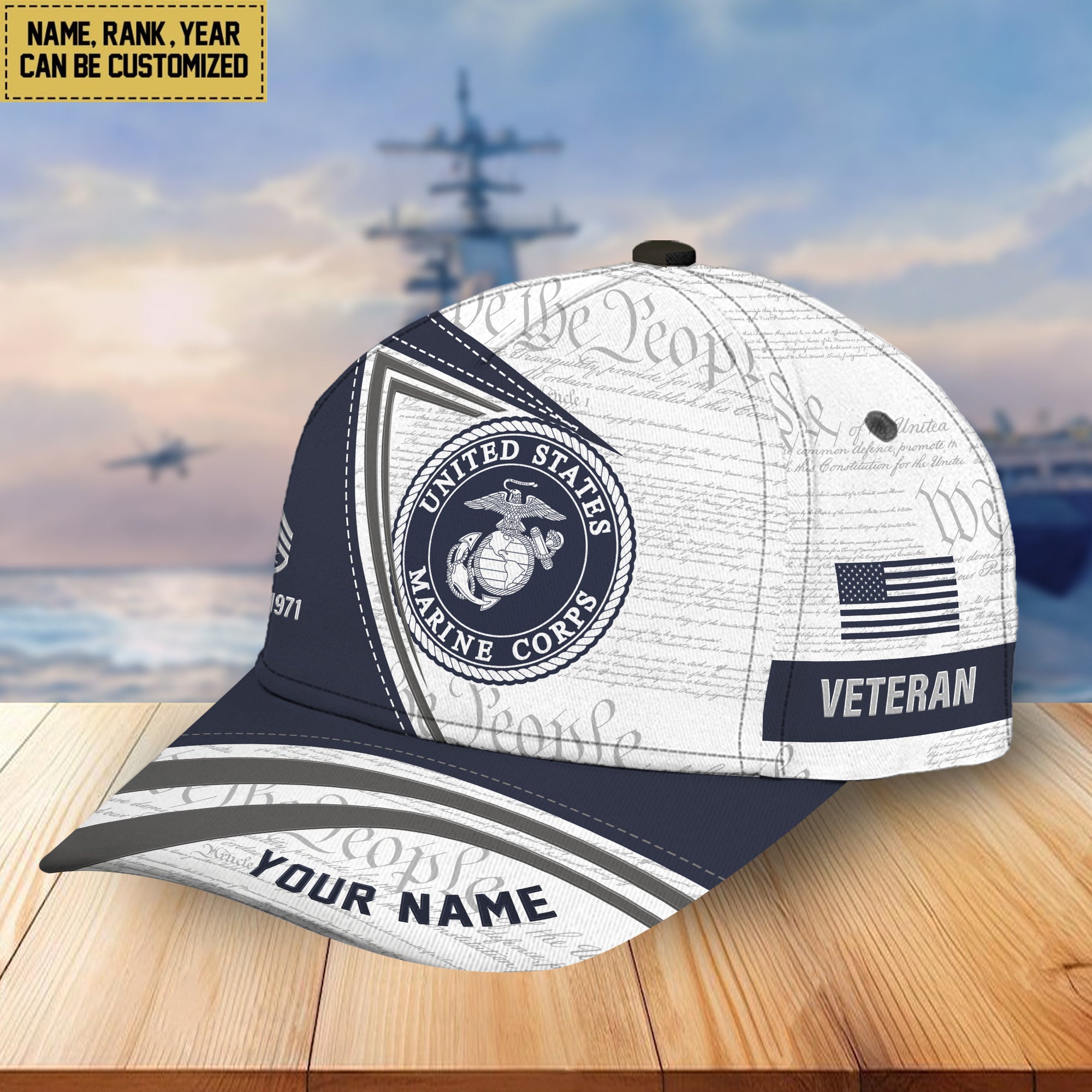 Premium US Veterans Cap BPVC310801, Gifts For US Veterans, Gifts For Veterans Day