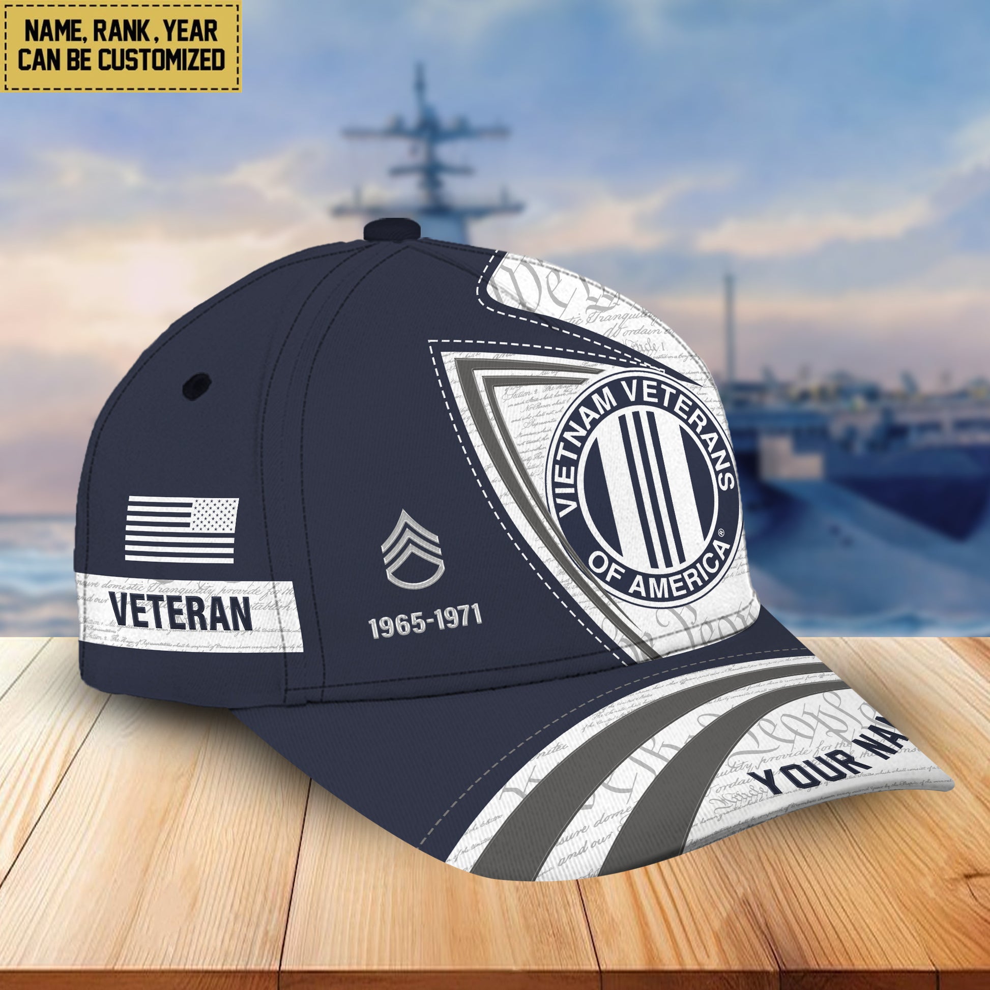 Premium US Veterans Cap BPVC310801, Gifts For US Veterans, Gifts For Veterans Day