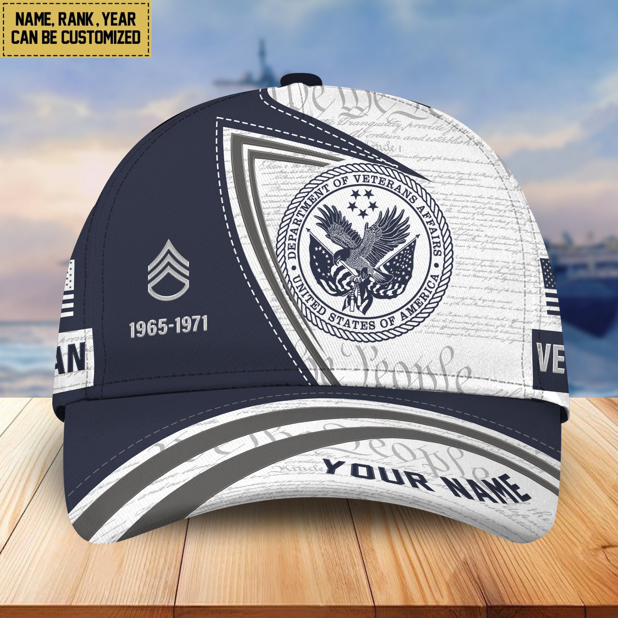 Premium US Veterans Cap BPVC310801, Gifts For US Veterans, Gifts For Veterans Day