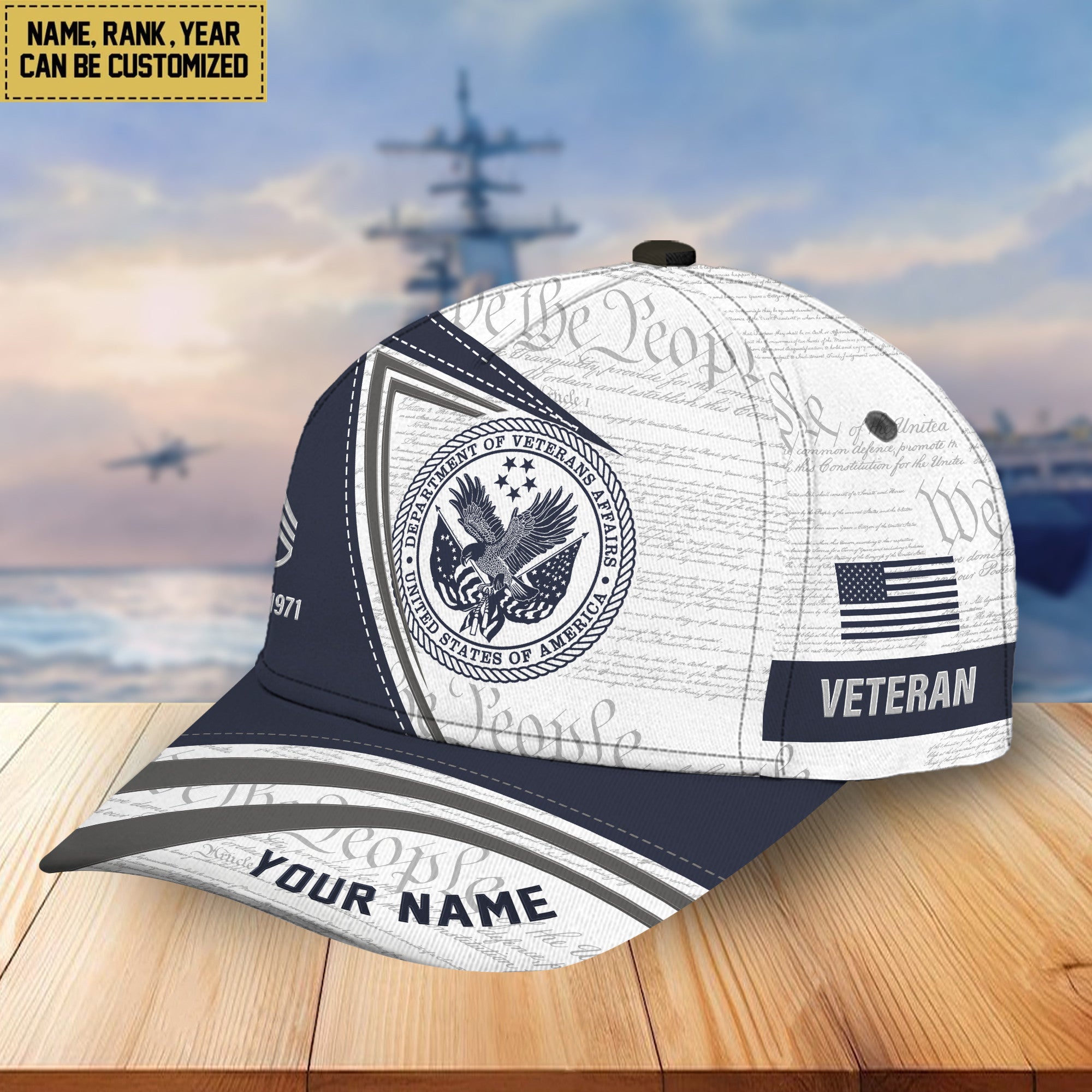 Premium US Veterans Cap BPVC310801, Gifts For US Veterans, Gifts For Veterans Day