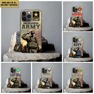 Premium US Veterans Phone Case APHN300813, Gifts For US Veterans, Gifts For Veterans Day, Father's Day