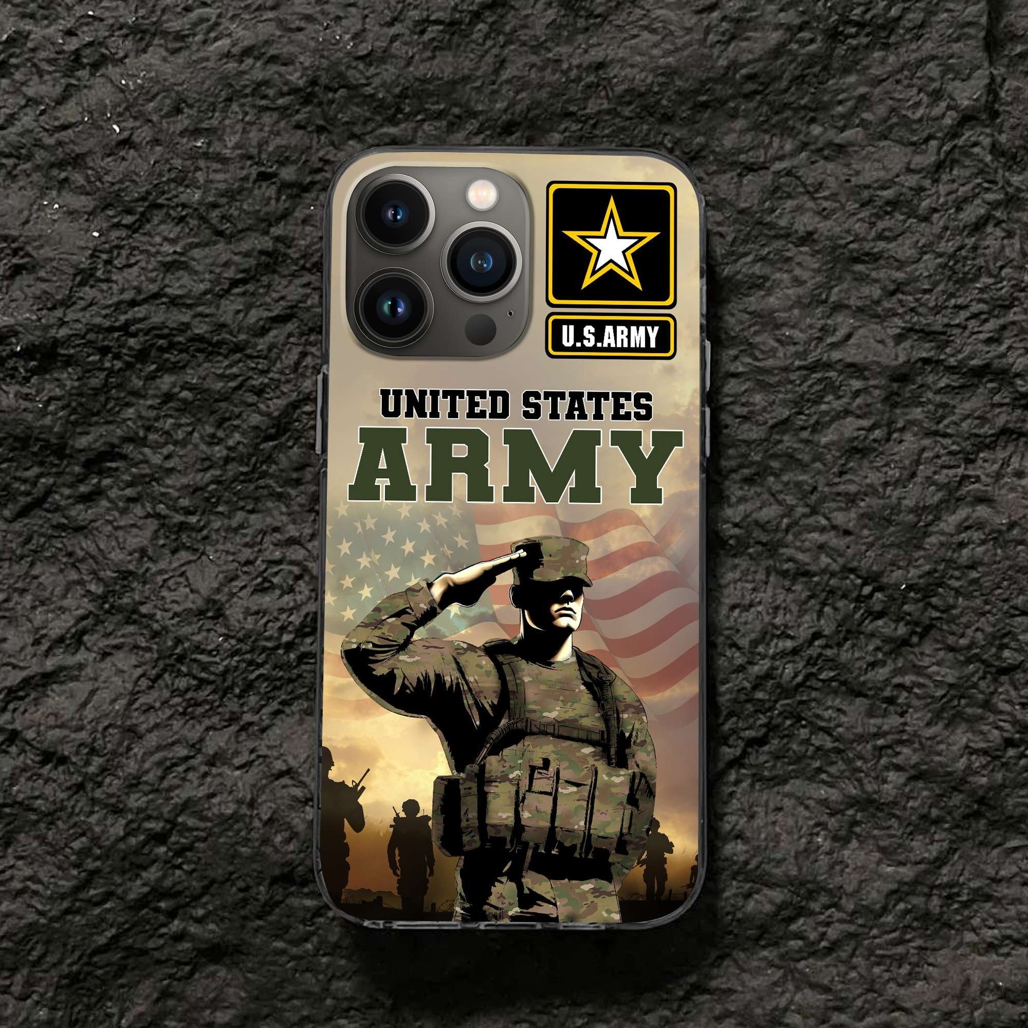 Premium US Veterans Phone Case APHN300813, Gifts For US Veterans, Gifts For Veterans Day, Father's Day