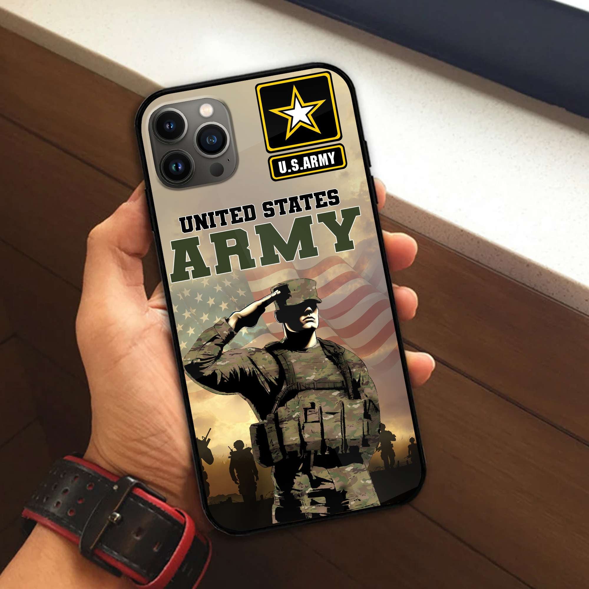 Premium US Veterans Phone Case APHN300813, Gifts For US Veterans, Gifts For Veterans Day, Father's Day