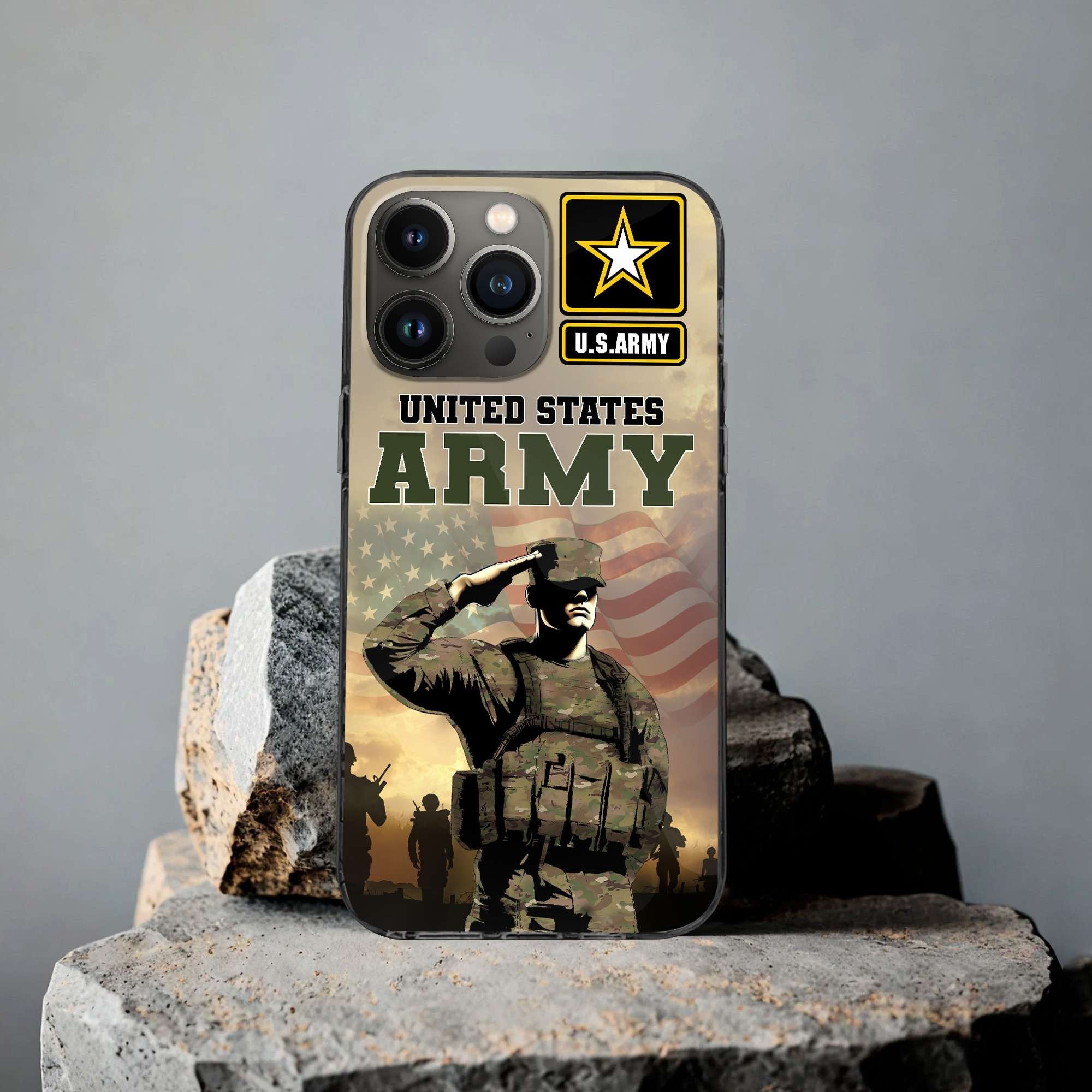 Premium US Veterans Phone Case APHN300813, Gifts For US Veterans, Gifts For Veterans Day, Father's Day