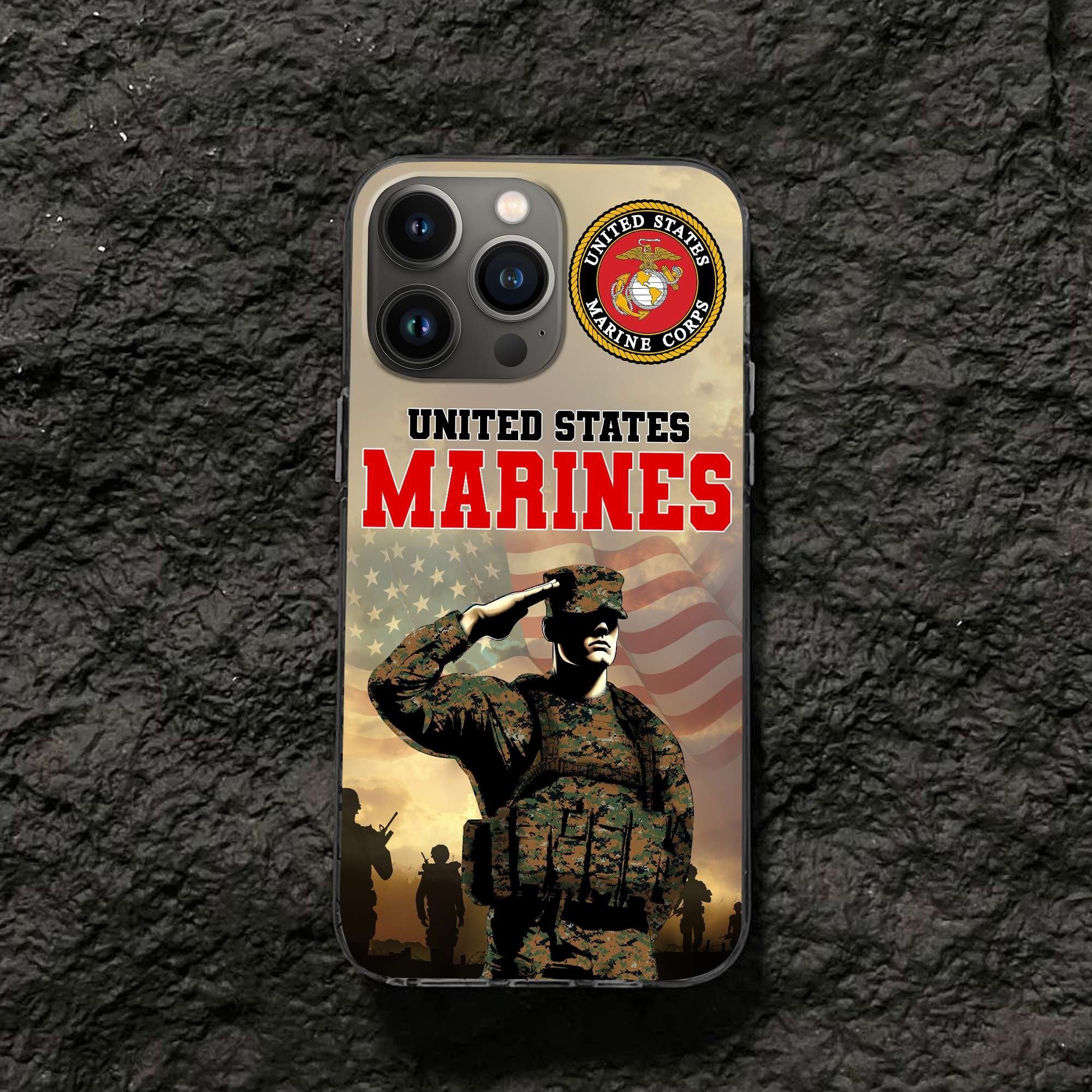 Premium US Veterans Phone Case APHN300813, Gifts For US Veterans, Gifts For Veterans Day, Father's Day