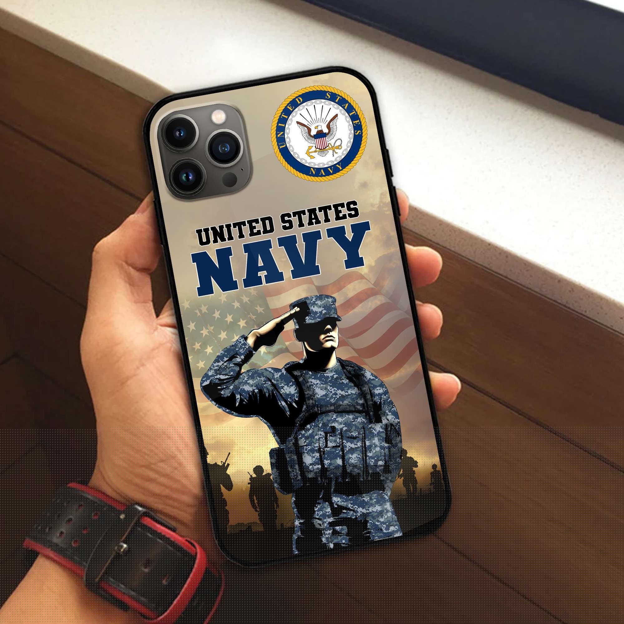 Premium US Veterans Phone Case APHN300813, Gifts For US Veterans, Gifts For Veterans Day, Father's Day