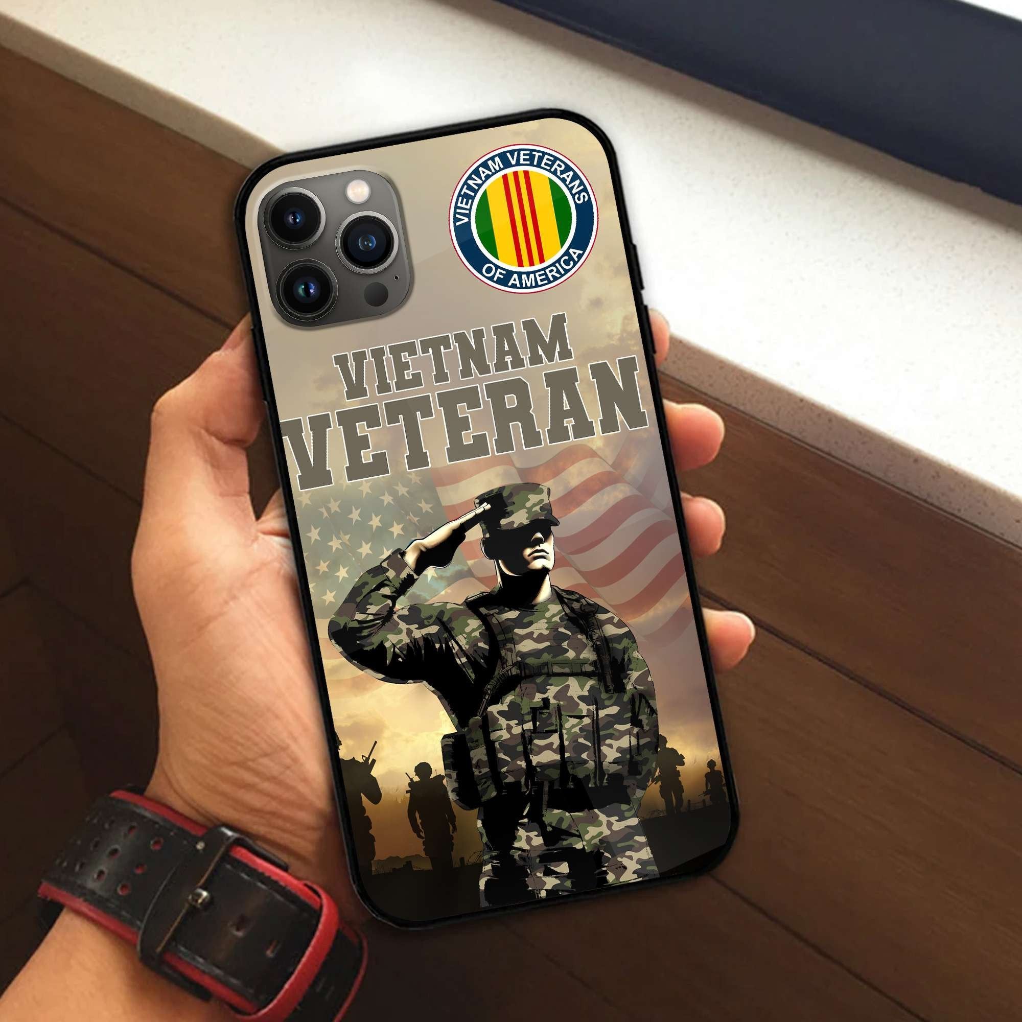 Premium US Veterans Phone Case APHN300813, Gifts For US Veterans, Gifts For Veterans Day, Father's Day