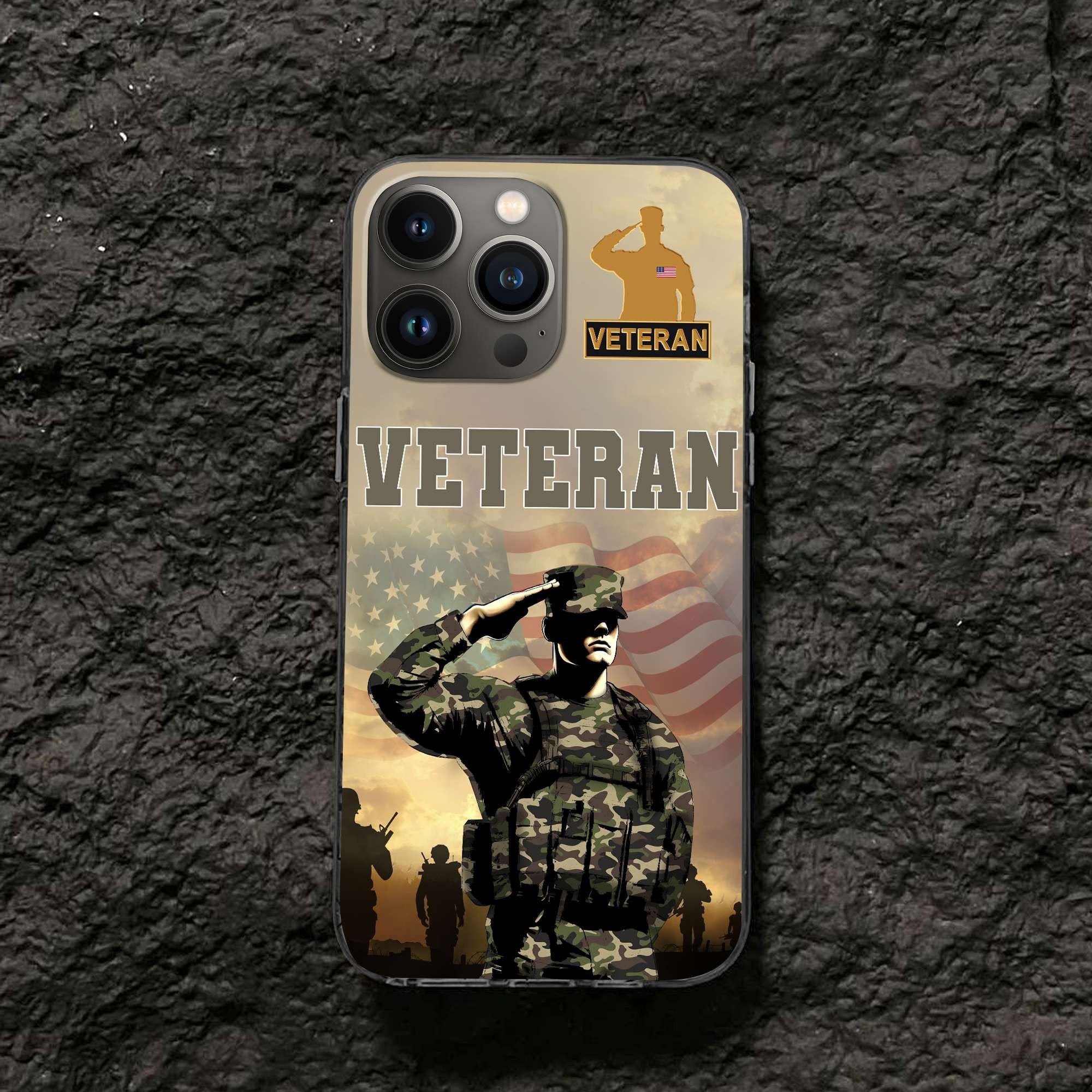 Premium US Veterans Phone Case APHN300813, Gifts For US Veterans, Gifts For Veterans Day, Father's Day