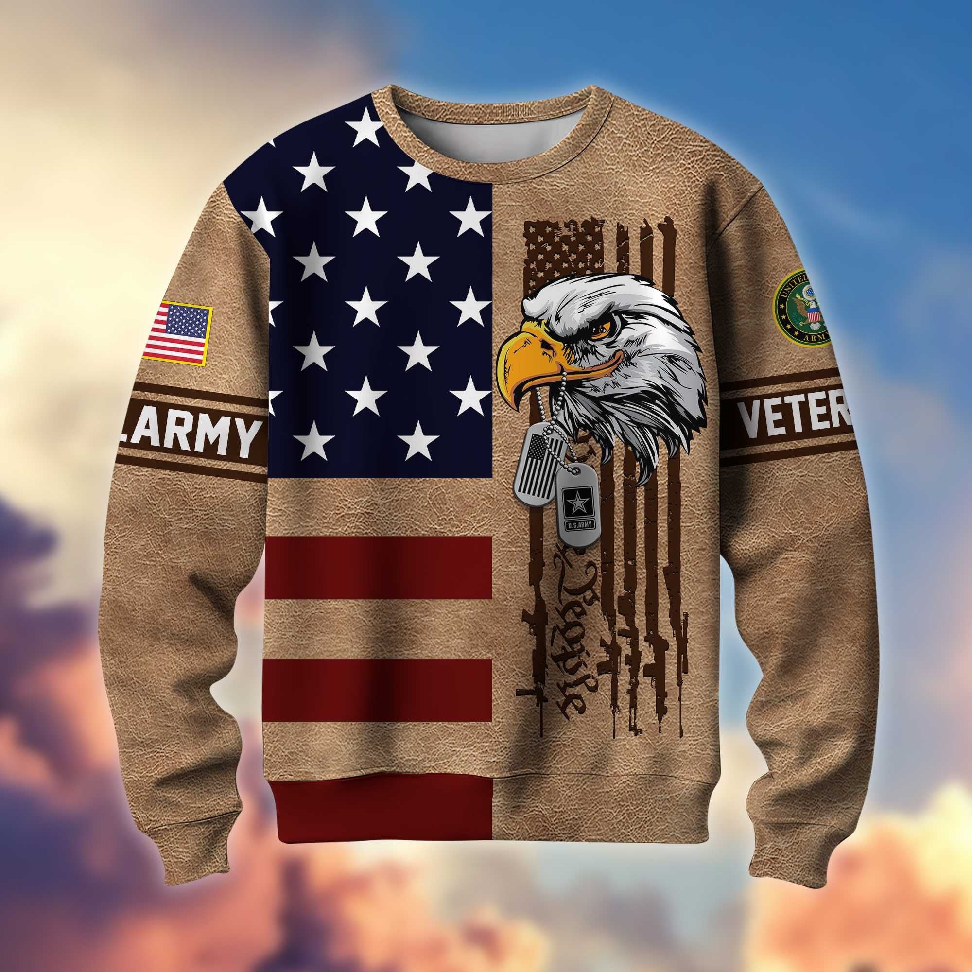 Premium US Veterans Sweatshirt BPVC040902, Gifts For US Veterans, Gifts For Veterans Day