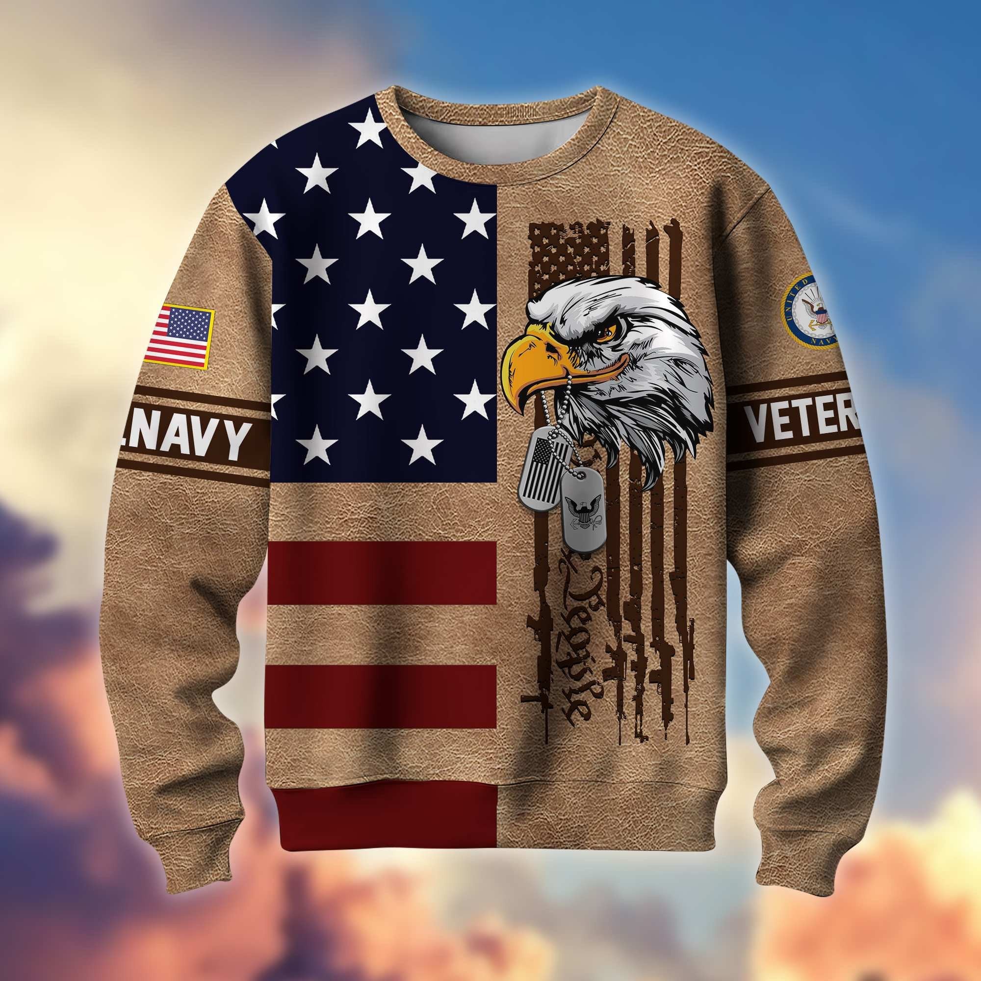 Premium US Veterans Sweatshirt BPVC040902, Gifts For US Veterans, Gifts For Veterans Day